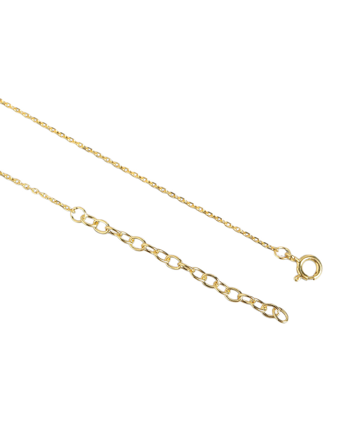 18kt Gold Plated CZ Curve Bar Mangalsutra