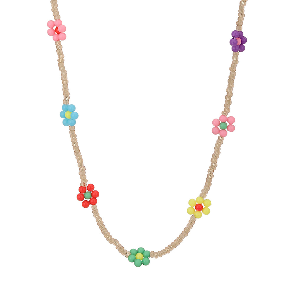 Carlton London Set Of 3 Rose Gold Plated Handcrafted Necklace Fjn3869