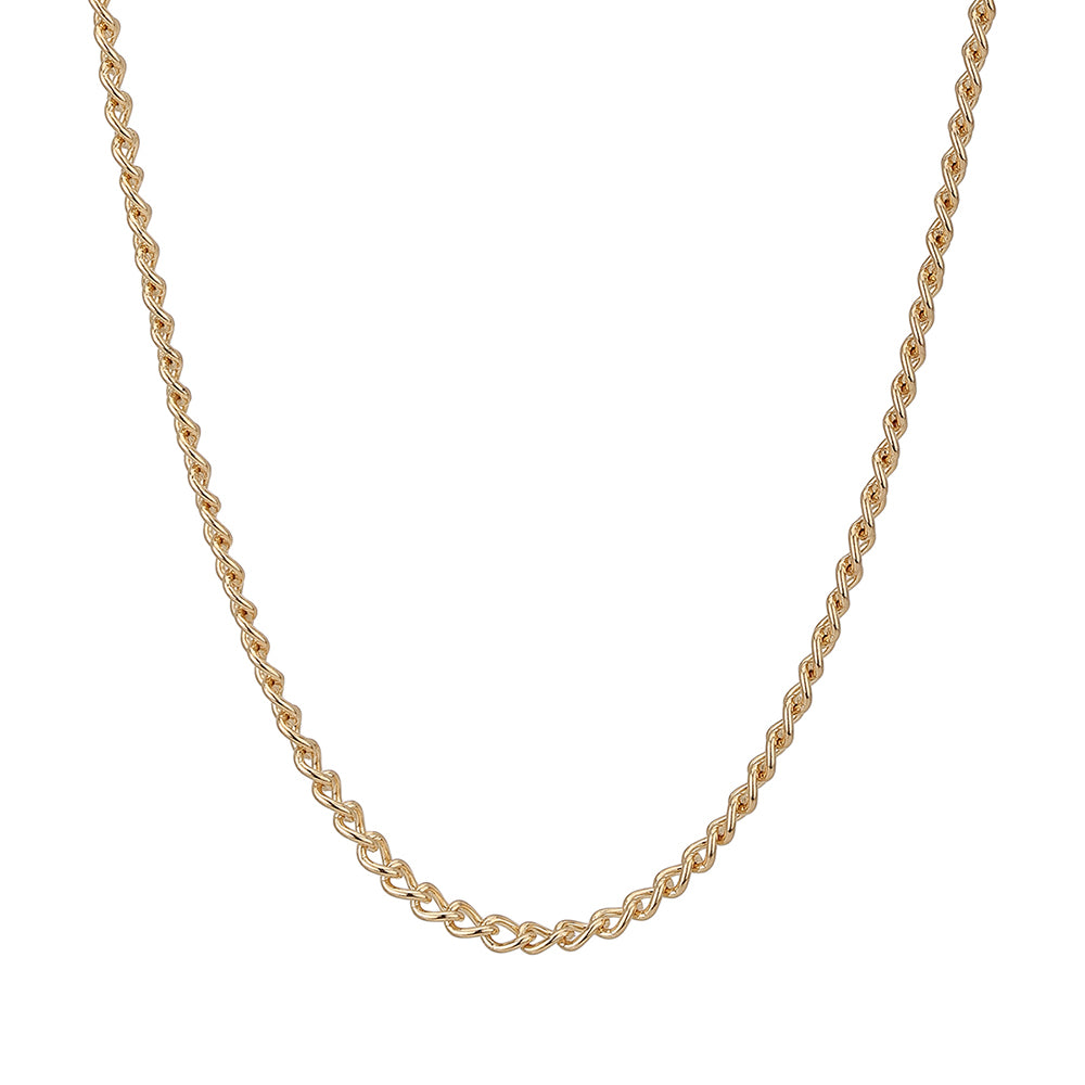 Carlton London Set Of 2 Rose Gold Plated & White Hanging Pearl Necklace Fjn3880