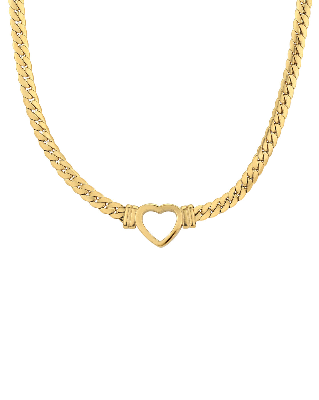 Gold Plated with Heart Necklace for women