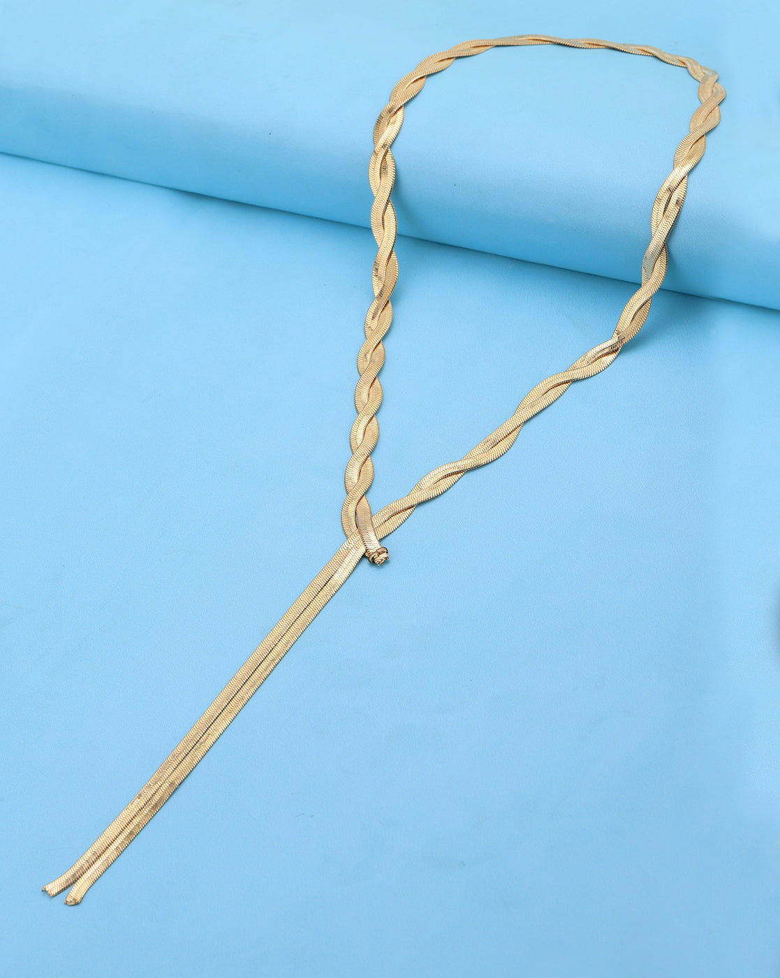 Rose Gold Plated Double Chain Necklace for women