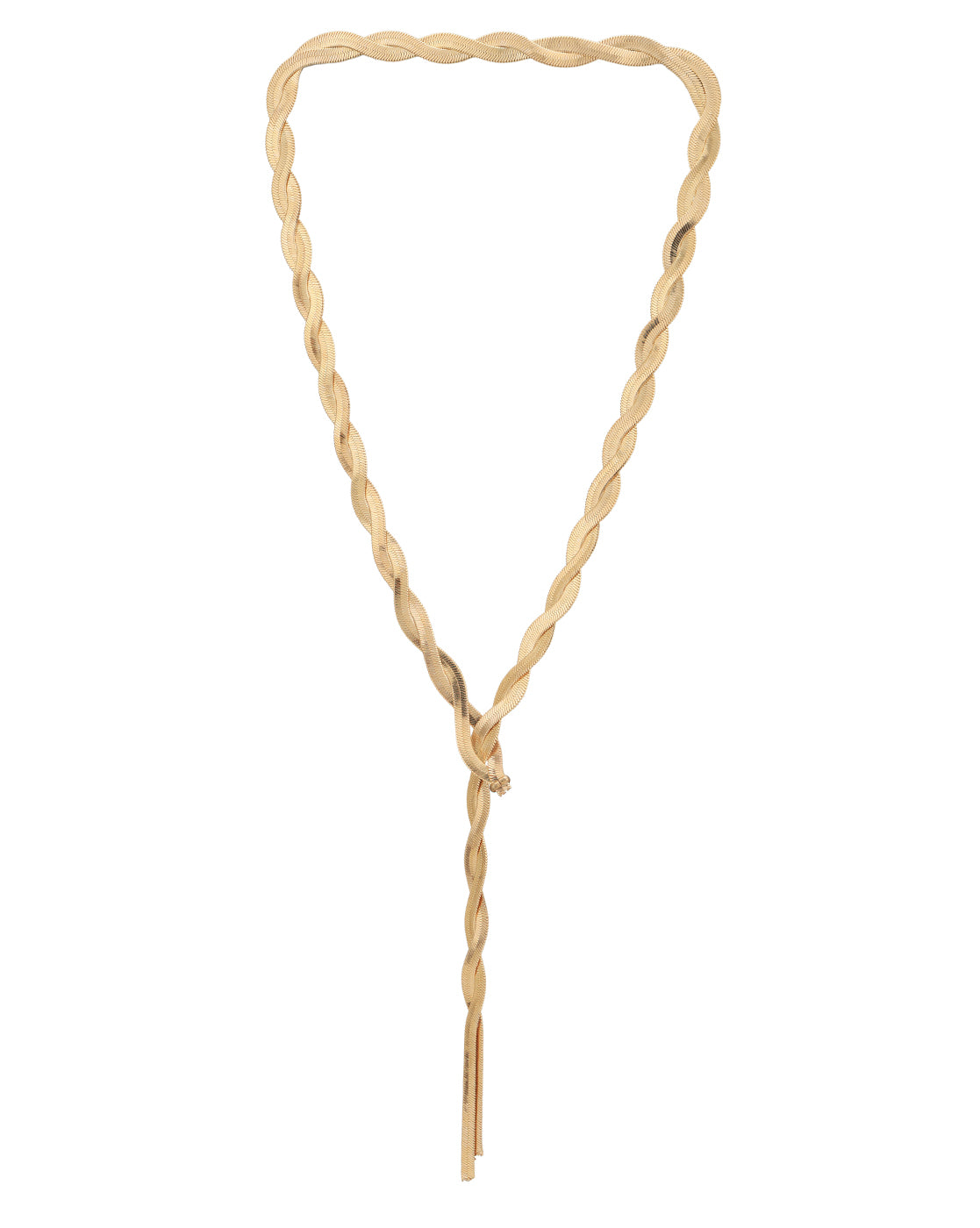 Rose Gold Plated Double Chain Necklace for women