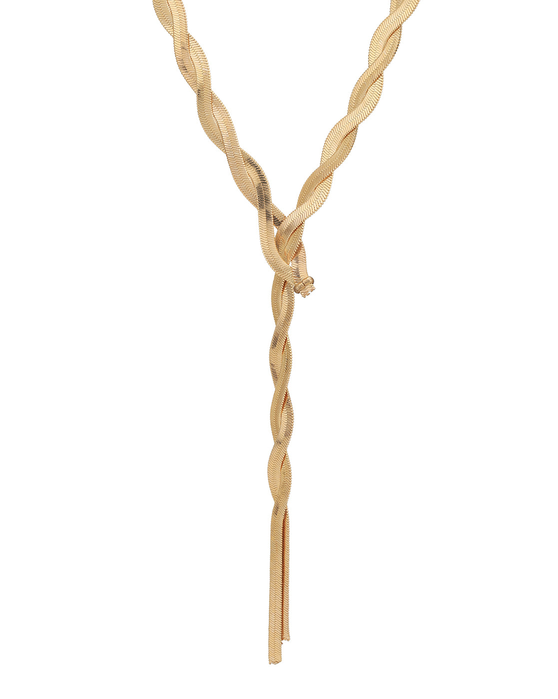 Rose Gold Plated Double Chain Necklace for women