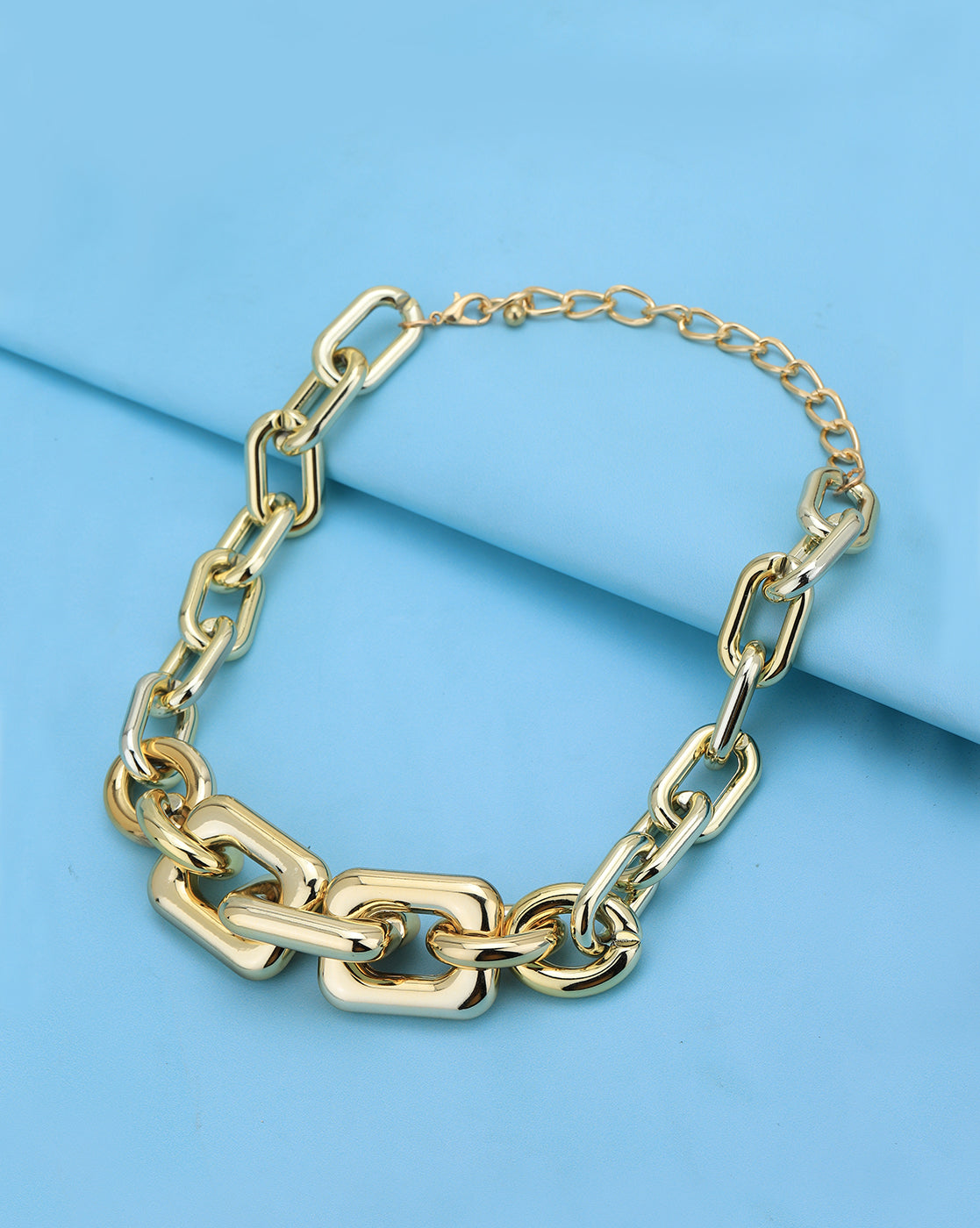 Gold Plated Link Necklace for women