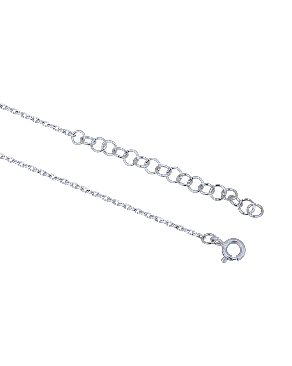Rhodium Plated CZ with Infinity Necklace for women