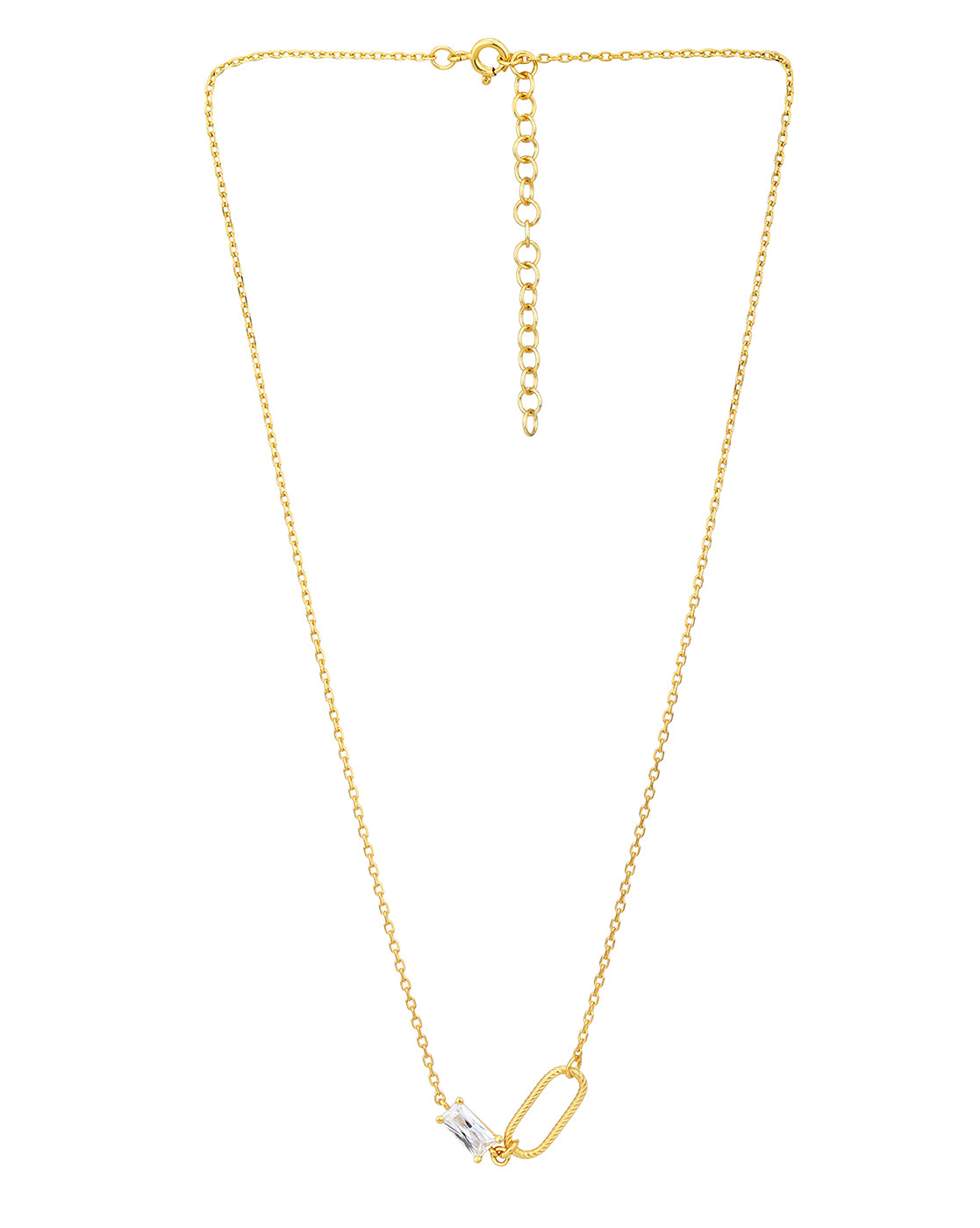 18kt Gold Plated with CZ Necklace