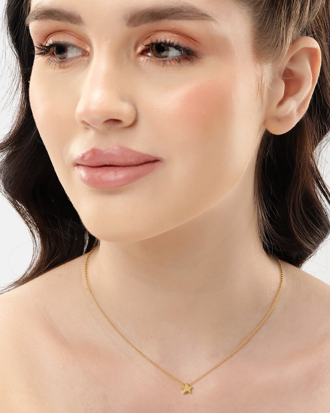 18kt Gold Plated Star Pendant and Chain