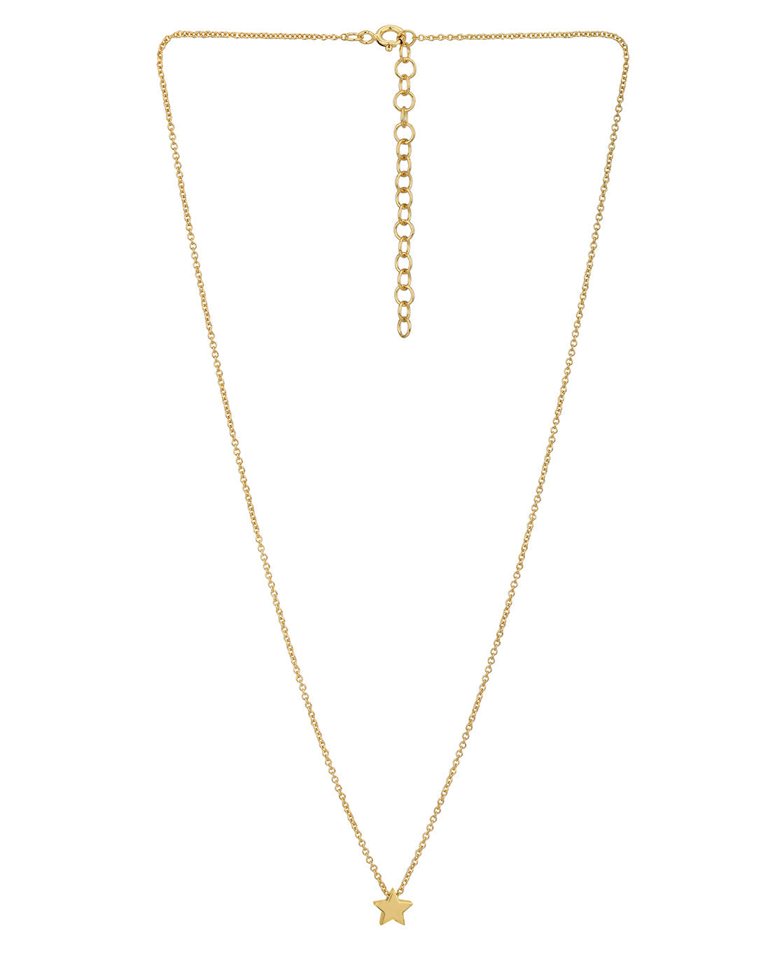 18kt Gold Plated Star Pendant and Chain