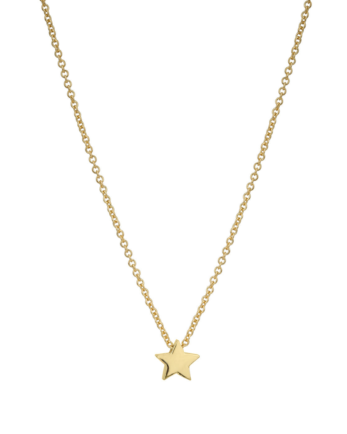 18kt Gold Plated Star Pendant and Chain