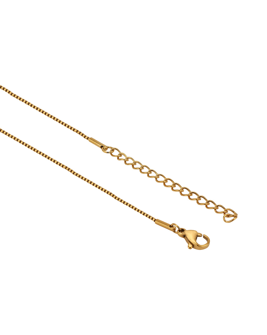 18kt Gold Plated Stainless Steel Tear Drop Necklace