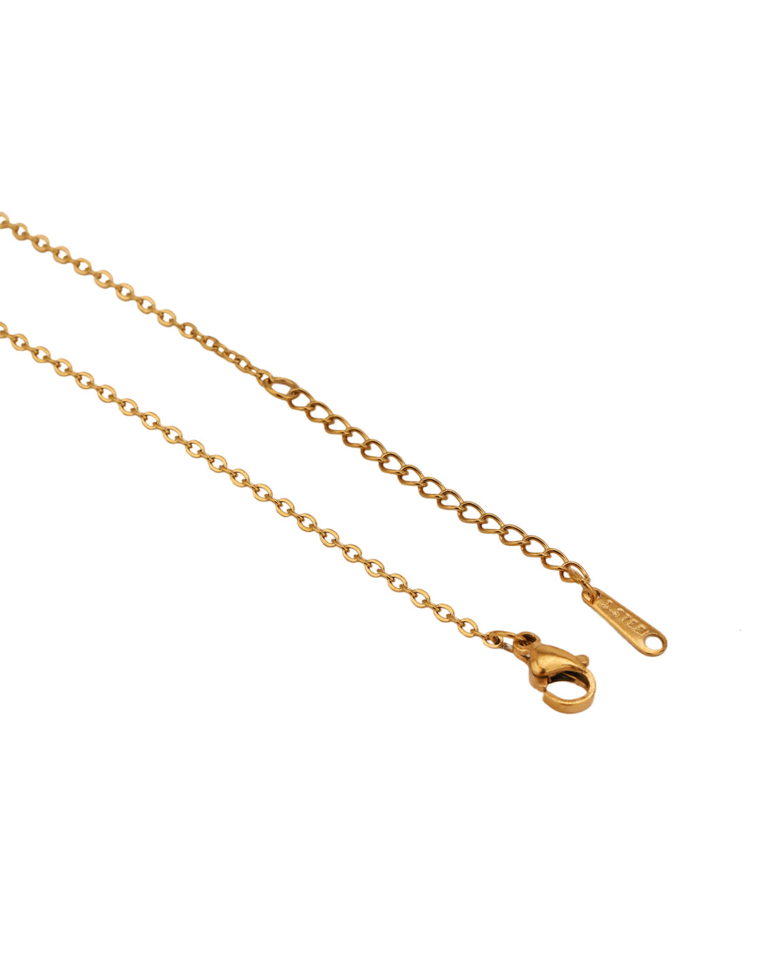 18kt Gold Plated Stainless Steel Shell Butterfly Necklace