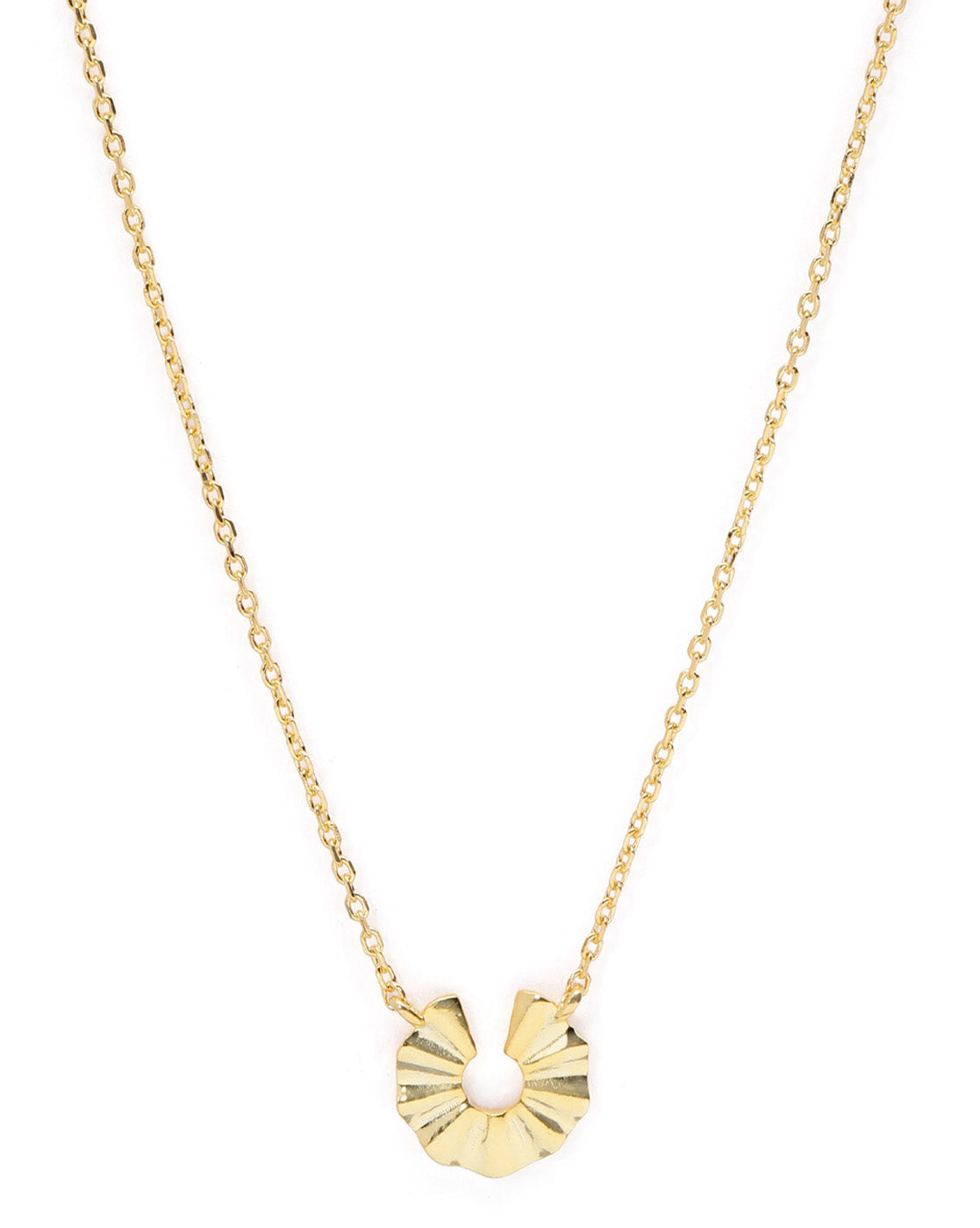 18kt Gold Plated Contemporary Necklace