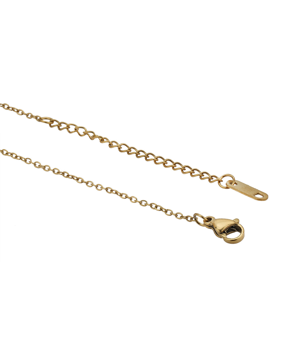 Gold Plated Multiple Charm Necklace