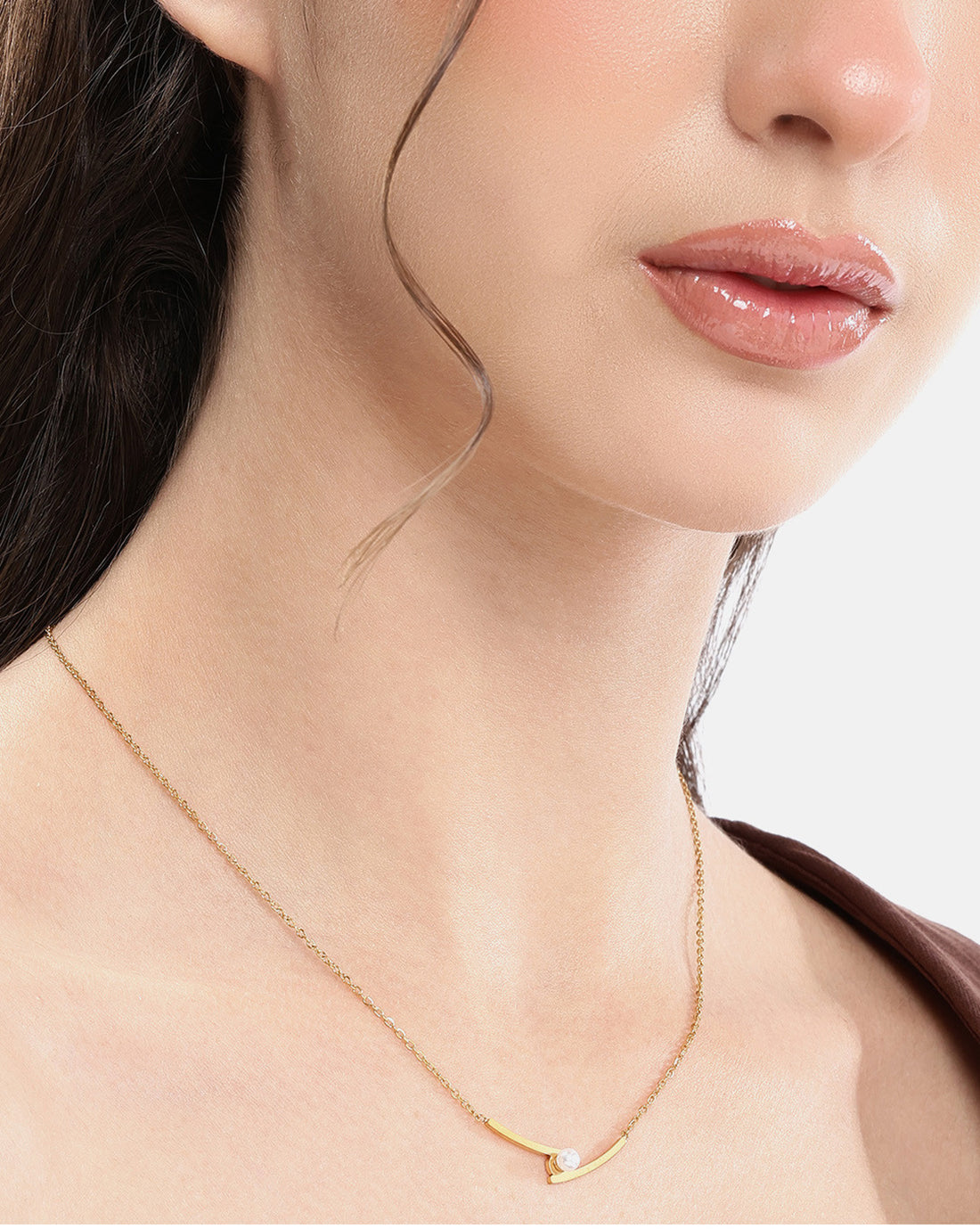 Gold Plated Elite Pearl Necklace