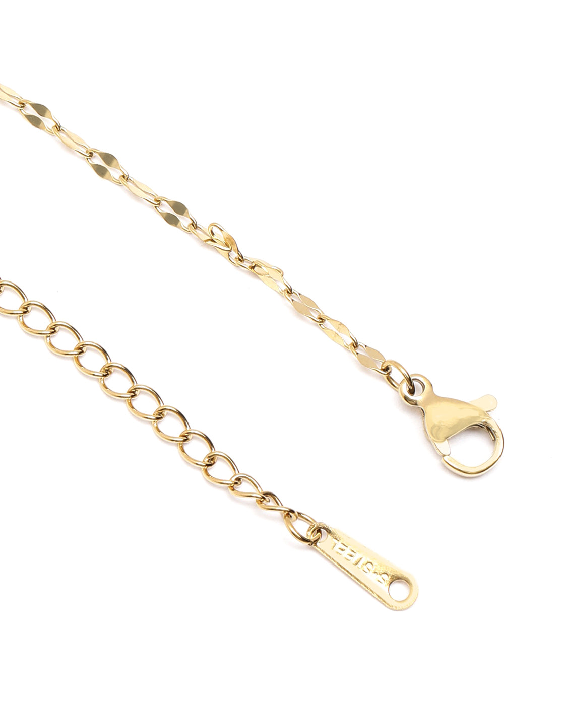 Gold Plated CZ Solitaire Pendant and Chain