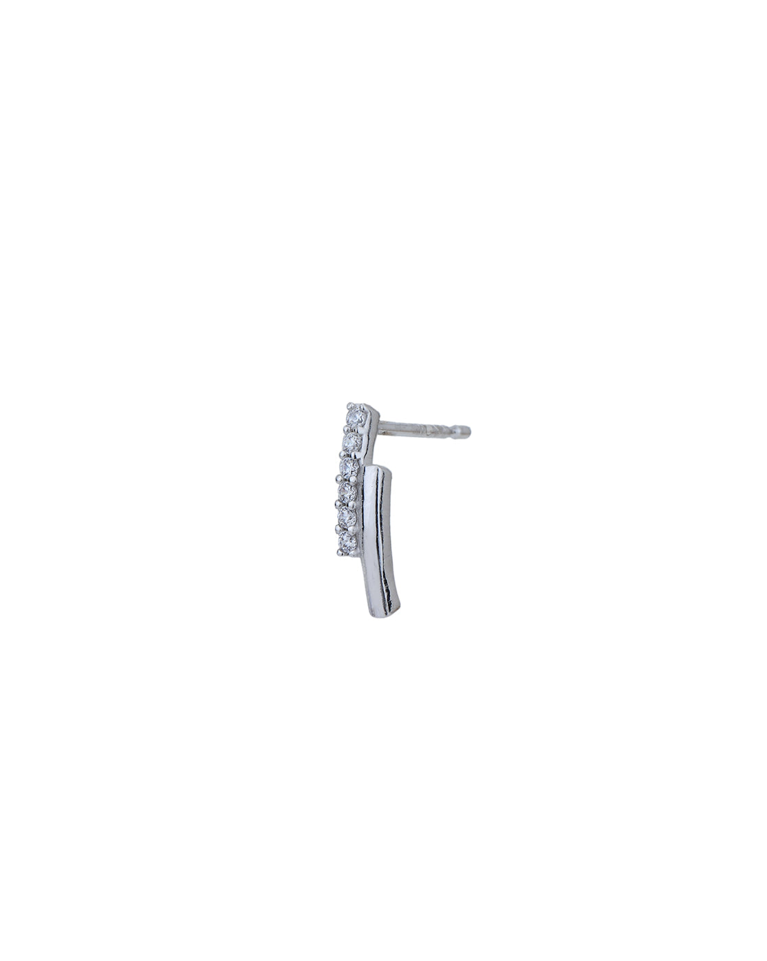 Rhodium Plated with CZ Fancy Necklace with Earring for women