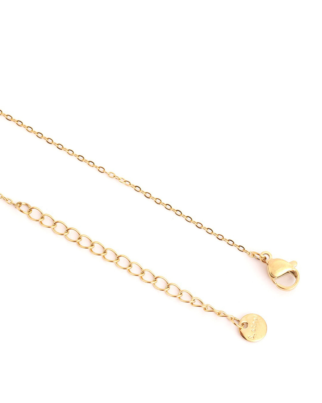 18kt Gold Plated Pear Drop CZ Pearl Necklace and Drop Earring Set