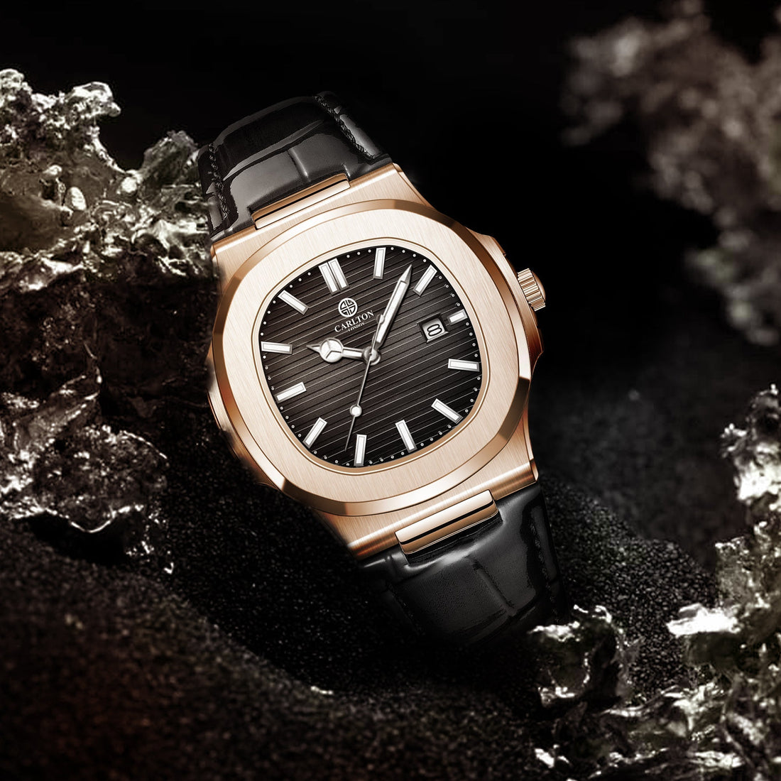 Jordan Men Analog Black Watch -CLJOR-004