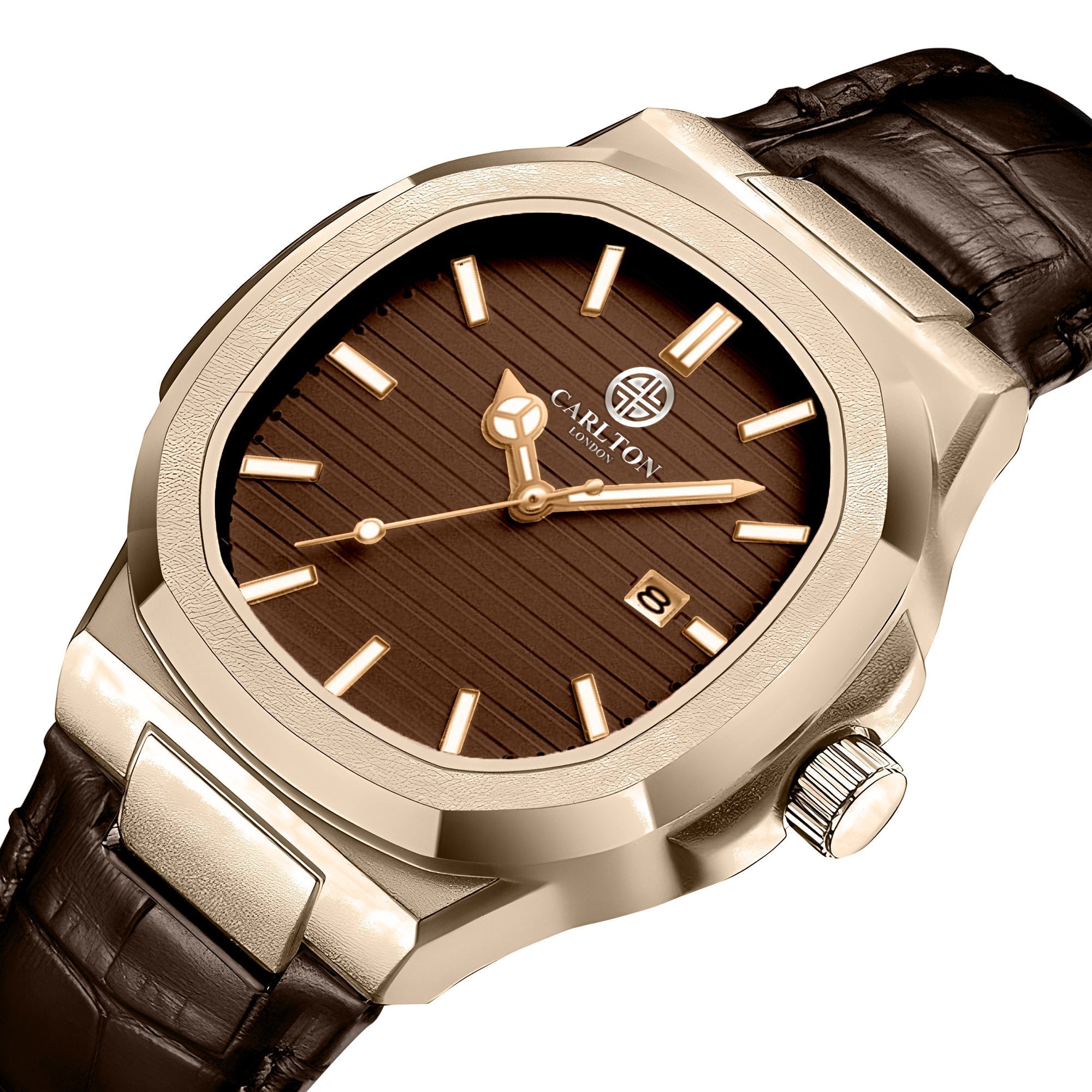 Jordan Men Analog Brown Watch -CLJOR-002
