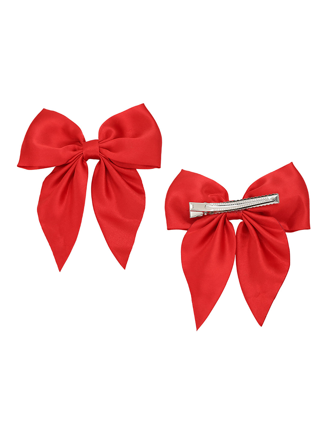 Red Luxe Kids Gift Box – Cherry Charm Bracelet & Cherry Drop Earrings, Red Bow Clip & Velvet Scrunchies Set