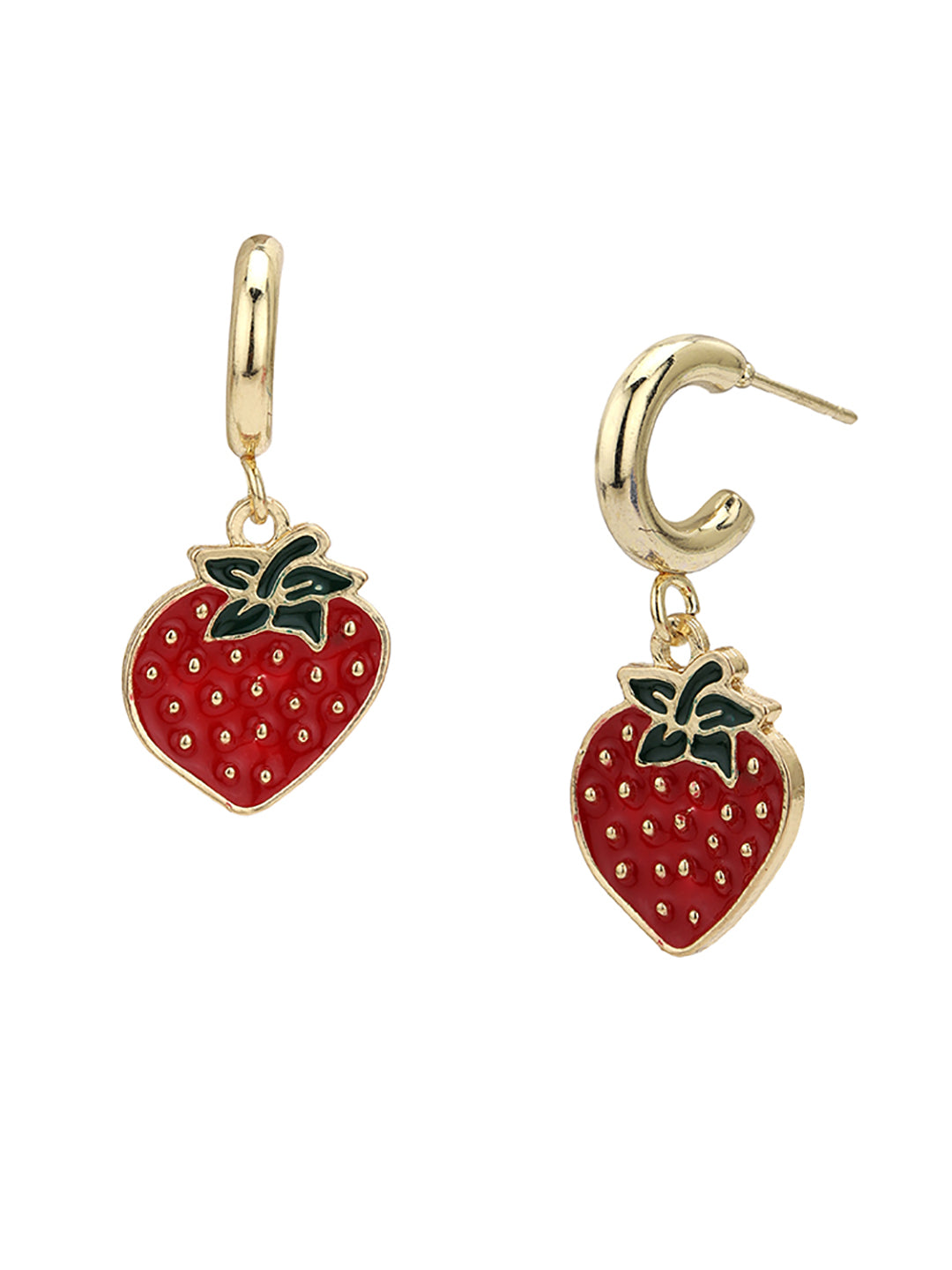 Red Luxe Kids Gift Box – Cherry Charm Bracelet & Cherry Drop Earrings, Red Bow Clip & Velvet Scrunchies Set