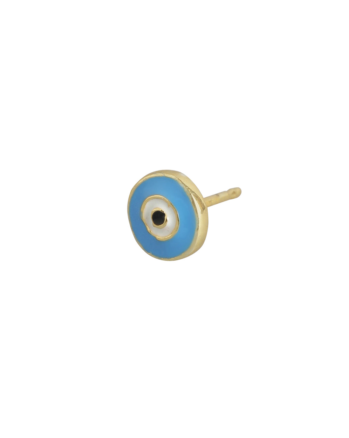 Set Of 2 18Kt Gold Plated With Enamel & Cz Stud Earring For Girls