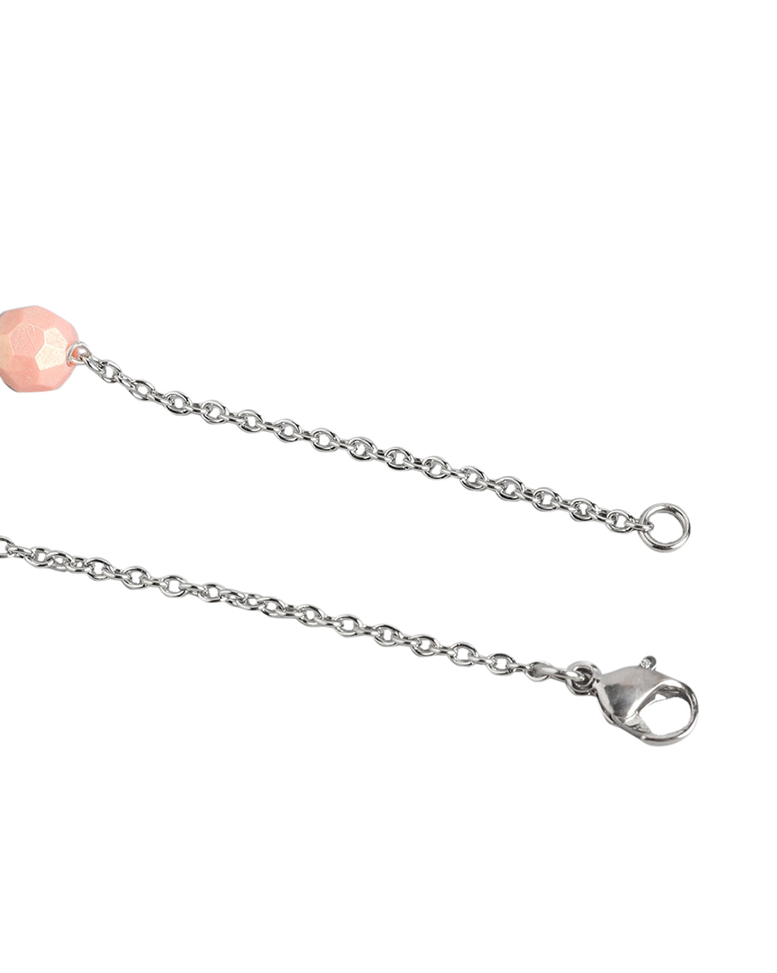 Silver Plated with Multicolor Faceted beads Fancy Jewellery Set for girl