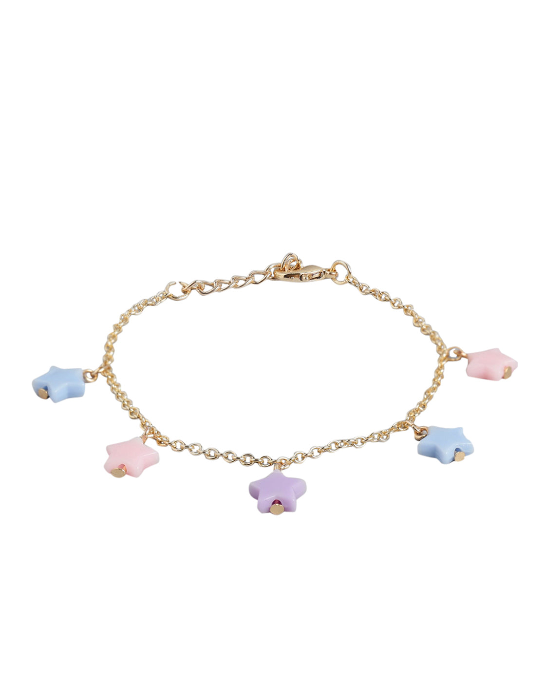 Gold Plated with Star Beads Fancy Jewellery Set for girl