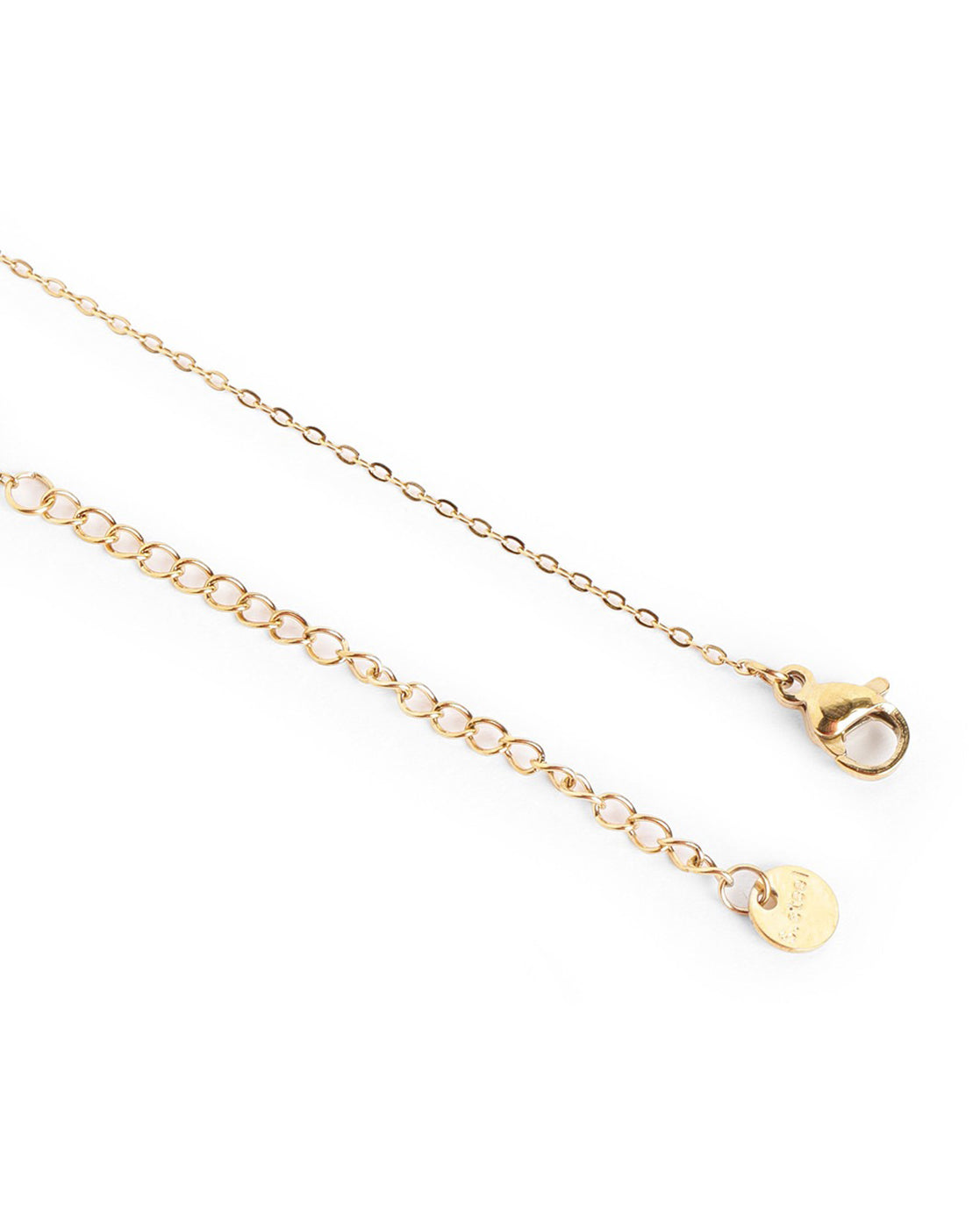 Girls 18kt Gold Plated Enamel CZ Floral Necklace and Earring Set