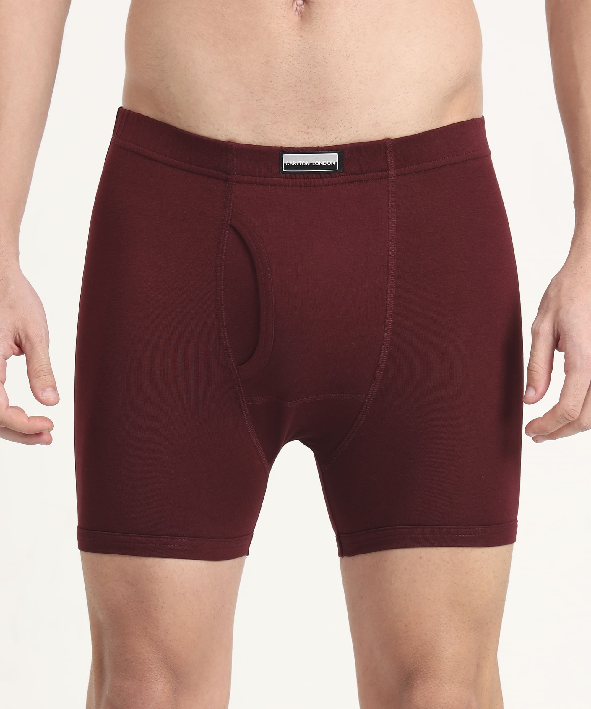 Boxer Brief Assorted Pack of 3 Cotton Spandex Fabric with Classic Fit Style 001