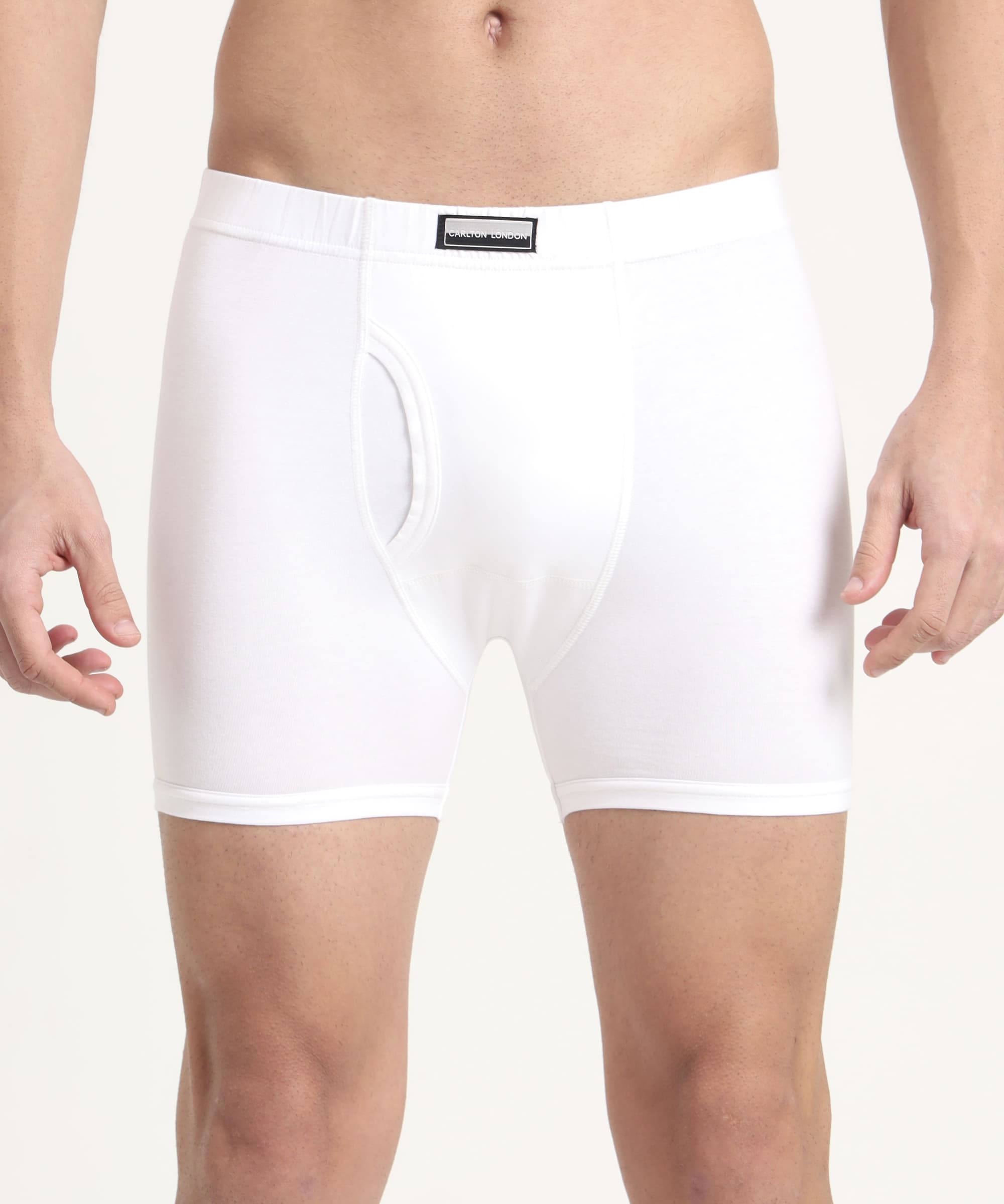 Boxer Brief Assorted Pack of 5 Cotton Spandex Fabric with Classic Fit Style 001