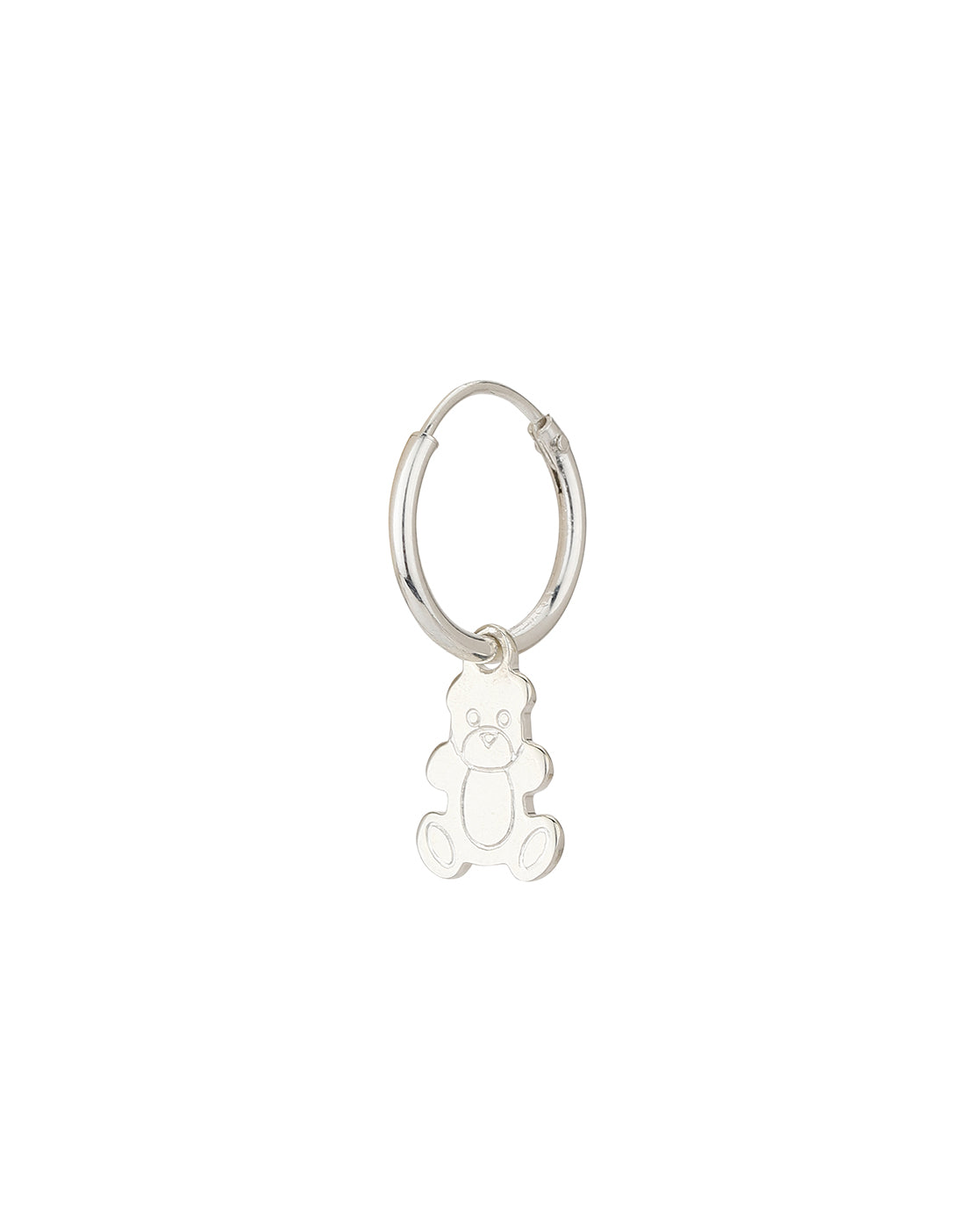 Carlton London 925 Sterling Silver Rhodium Plated Teddy Drop Earring For Women