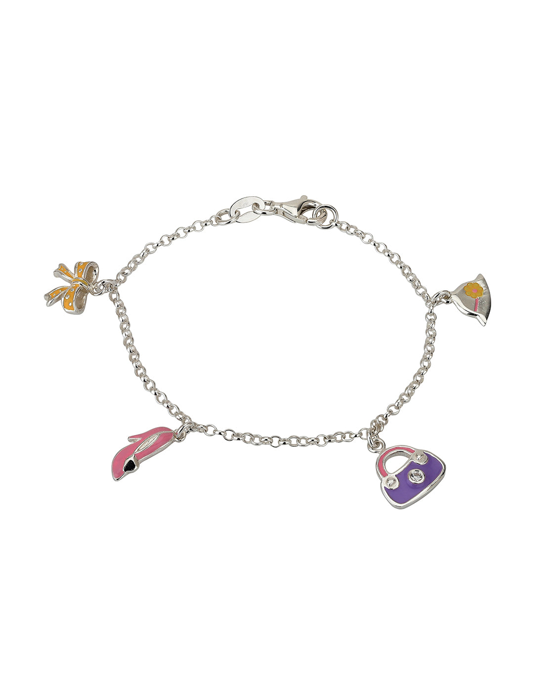 Enamel sales charm bracelet