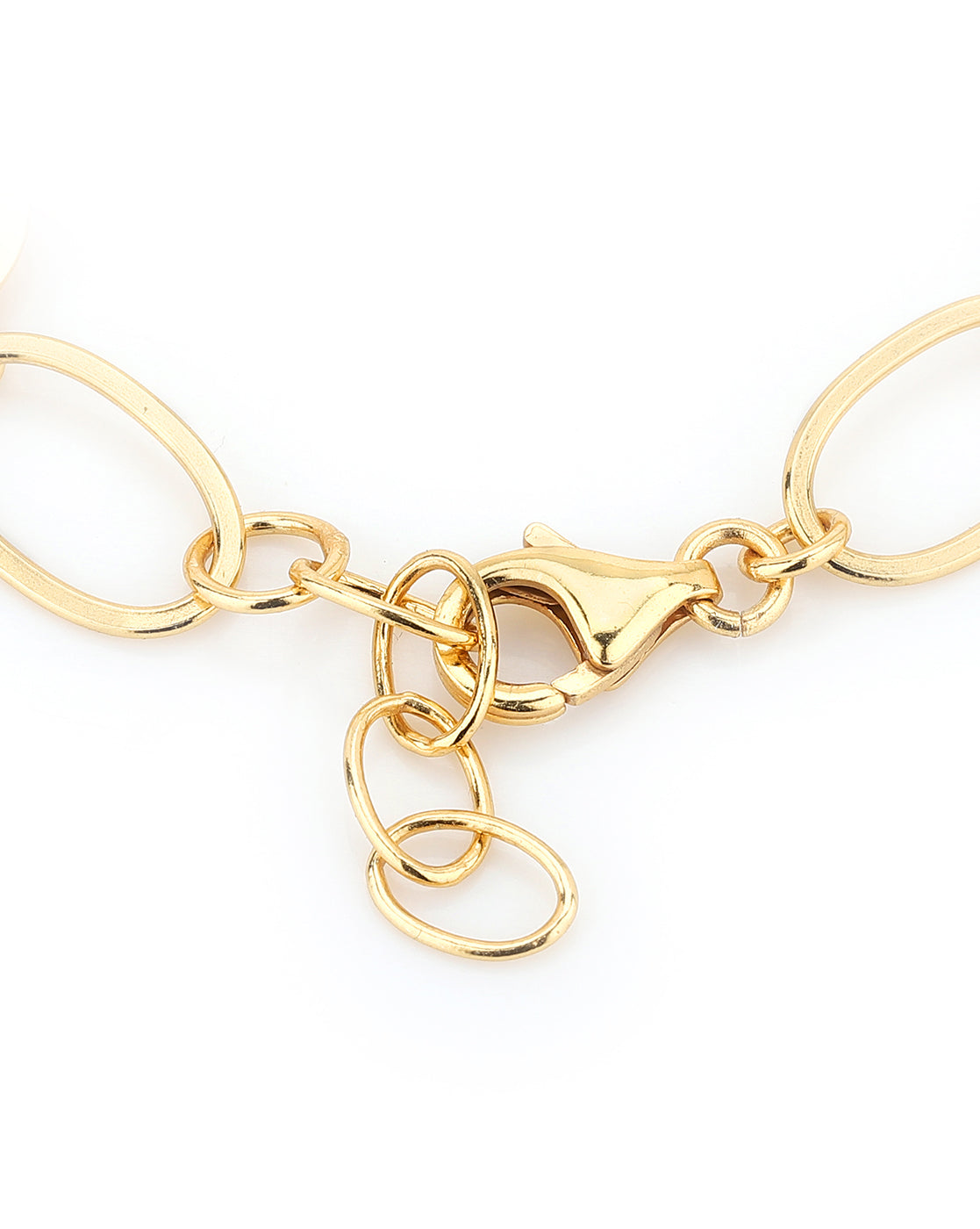 Carlton London-Gold Plated Link Bracelet For Women
