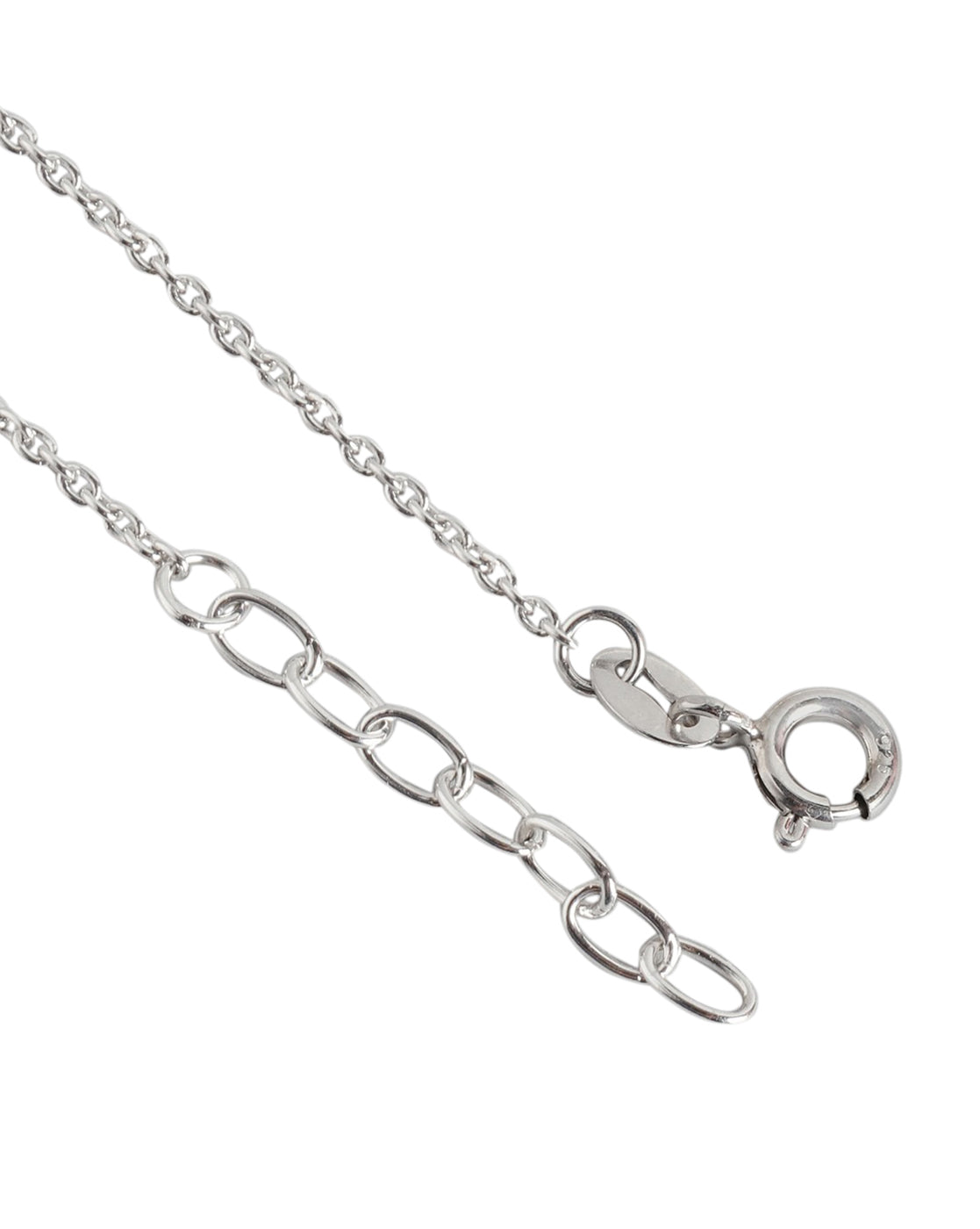 925 Sterling Silver Rhodium Plated Heart Enamel Charm Bracelet