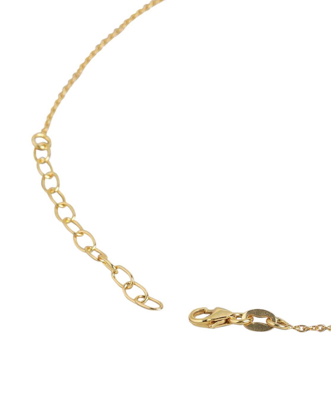 925 Sterling Silver 18kt Gold Plated and Glass Bead Floral Mangalsutra