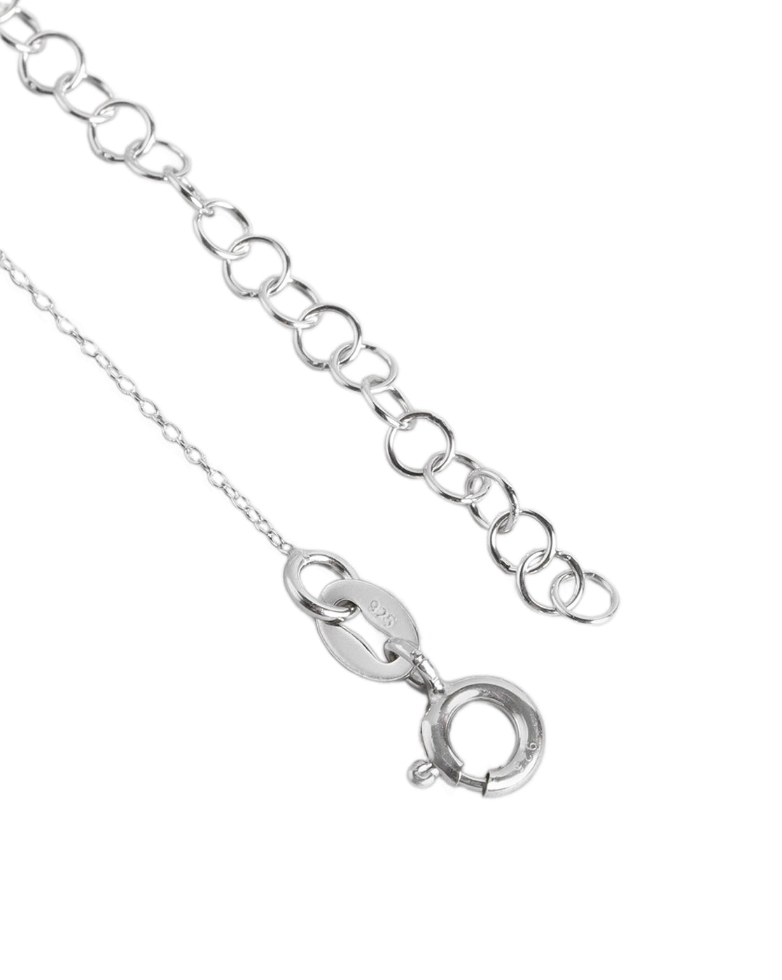 925 Sterling Silver Rhodium Plated with Enamel Daisy Flower Pendant Necklace