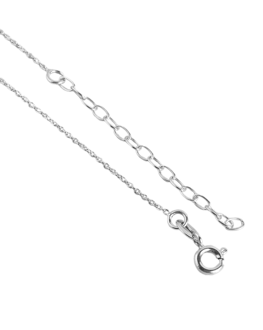 925 Sterling Silver Rhodium Plated with Enamel Unicorn Pendant and Chain