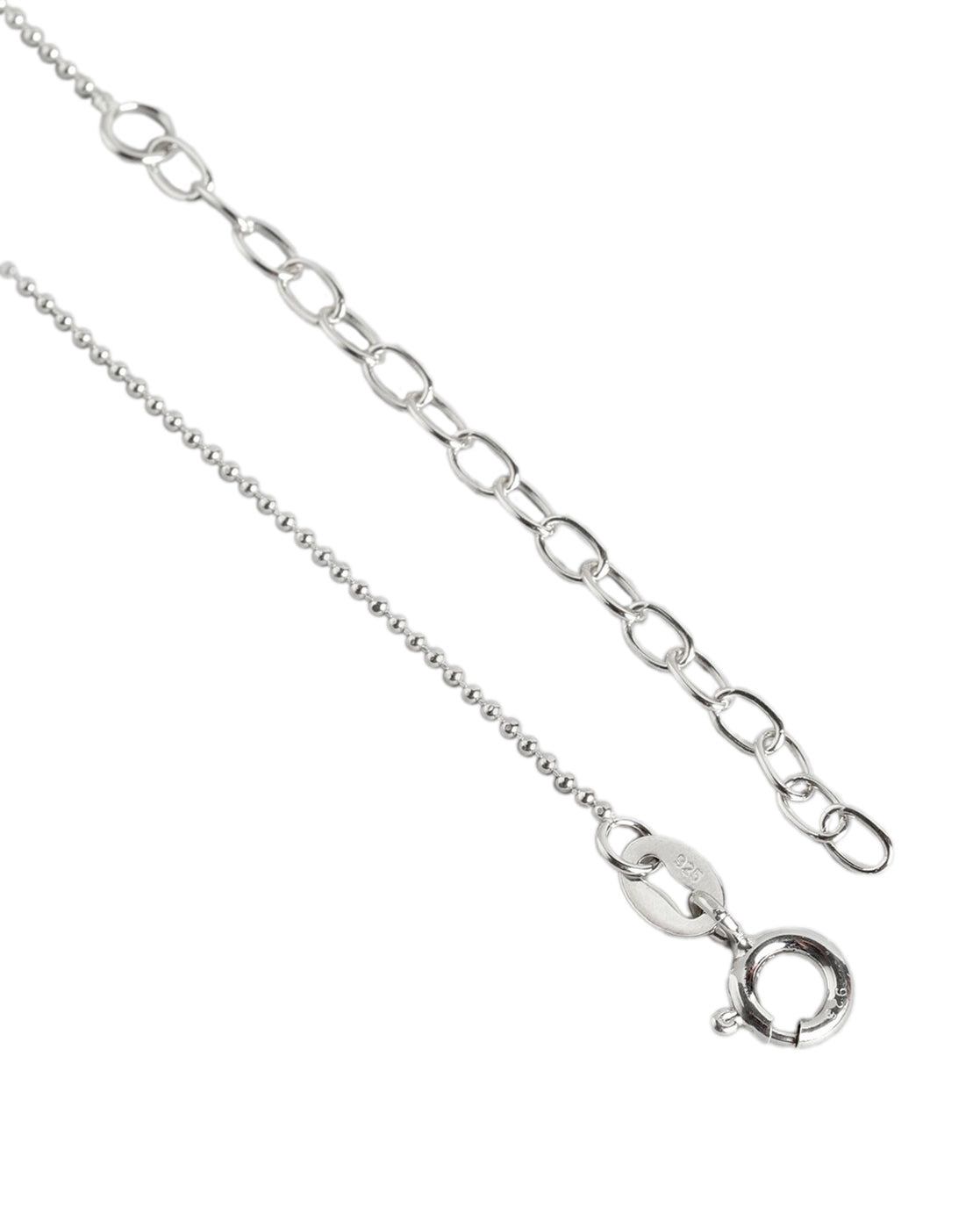 925 Sterling Silver Rhodium Plated Enamel Doughnut Necklace