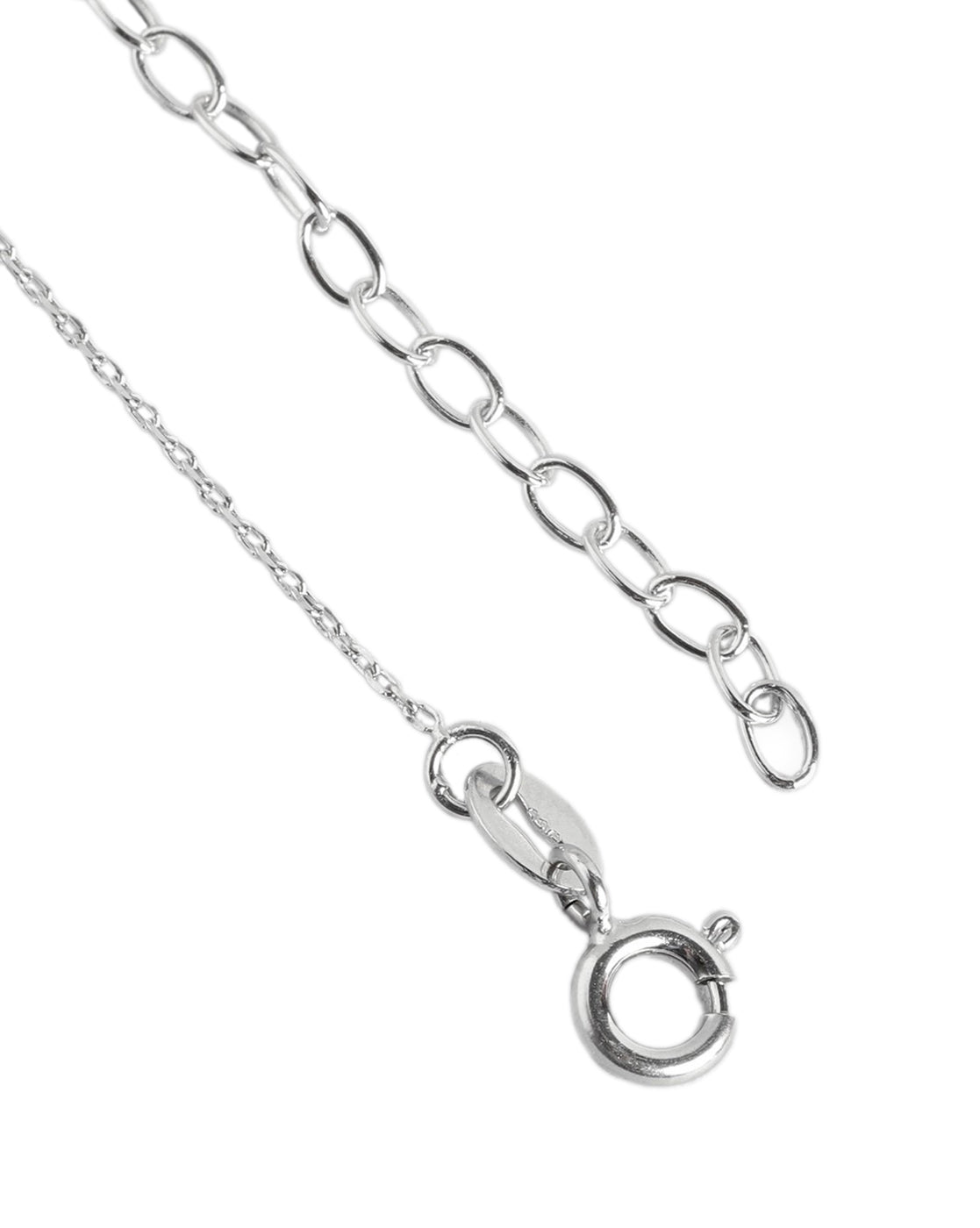 925 Sterling Silver Rhodium Plated with Enamel Panda Necklace