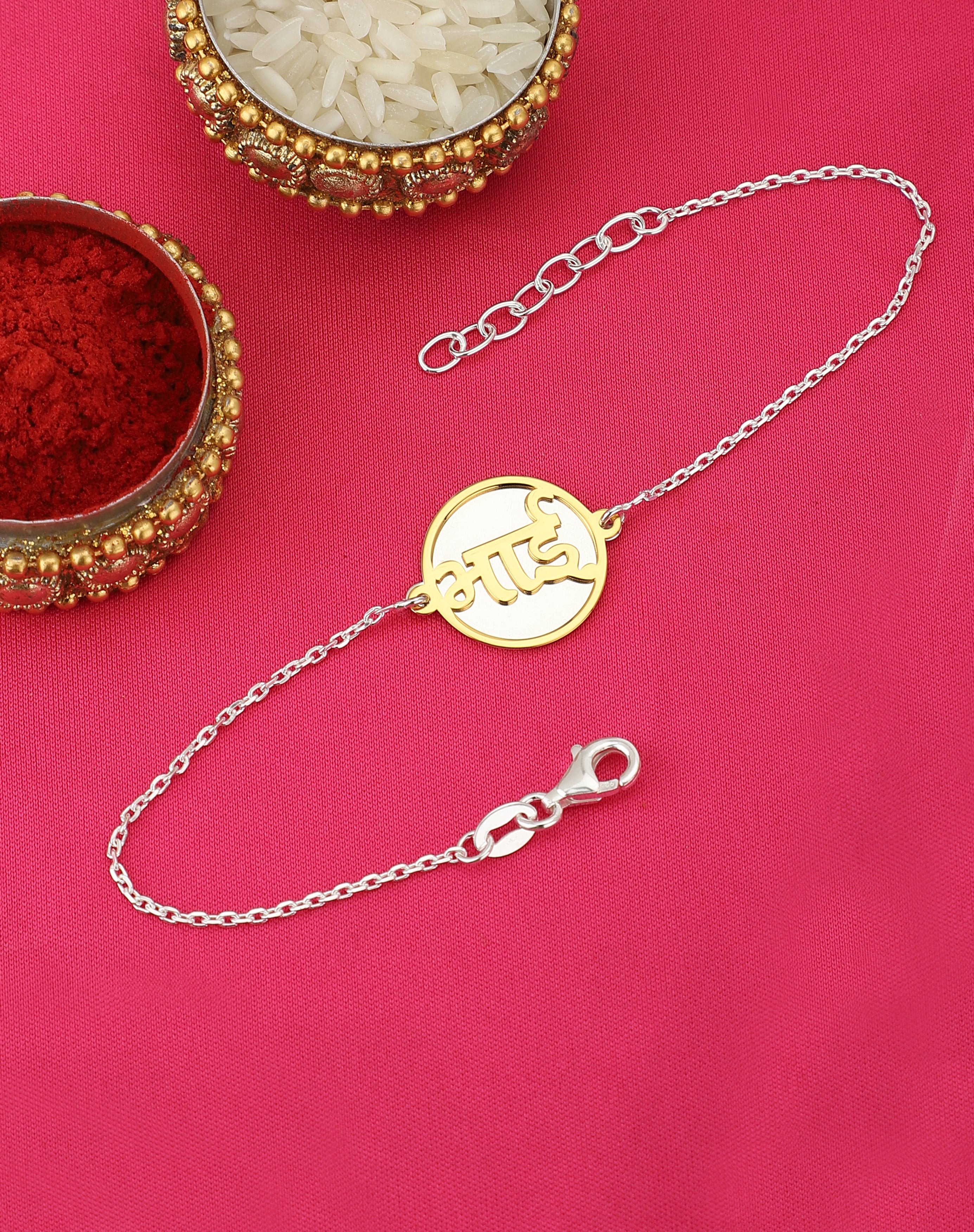 Sterling deals silver rakhi