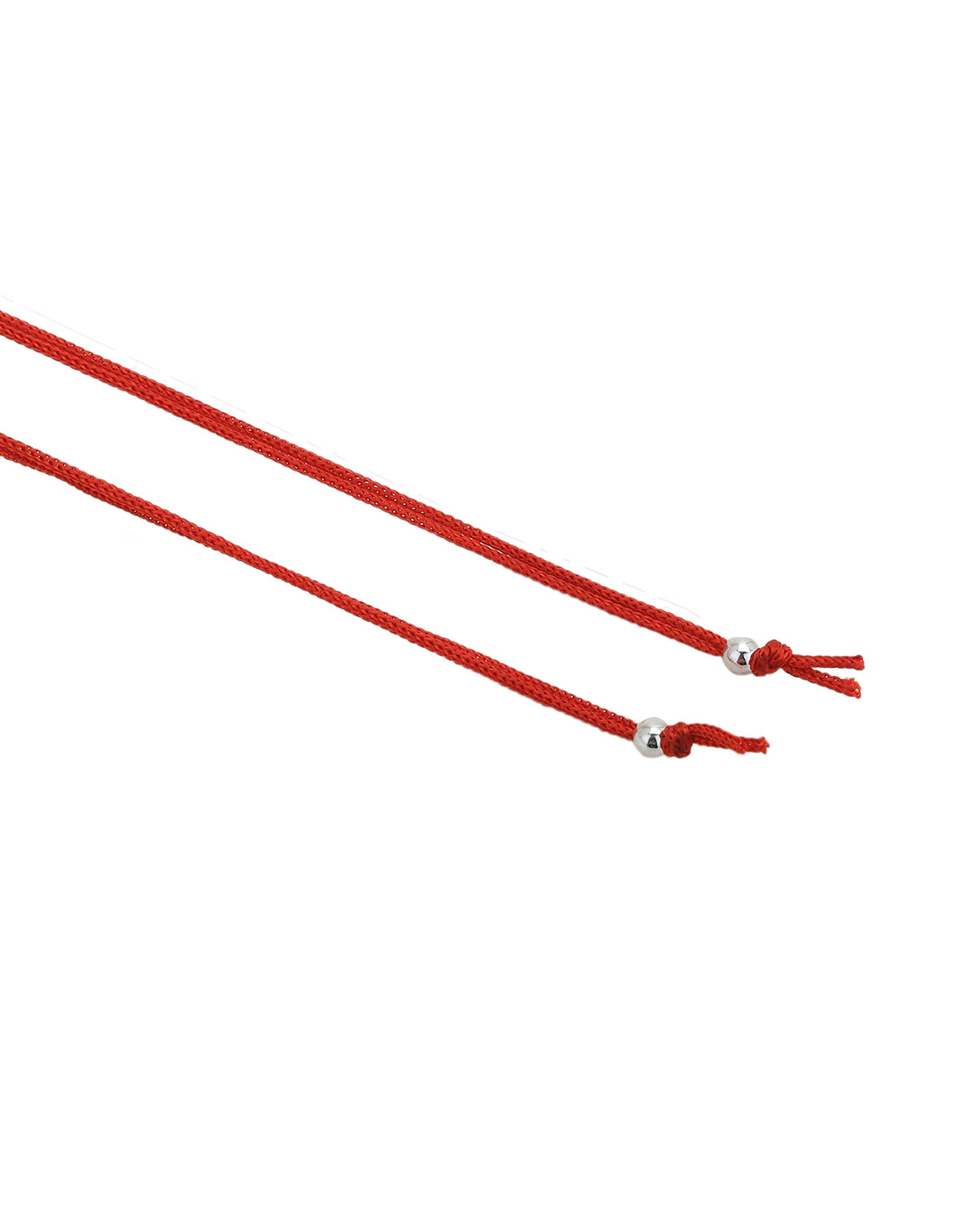 925 Sterling Silver Rhodium Plated Om with Enamel Rakhi for men