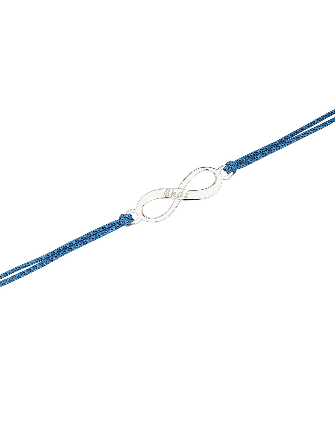 Carlton London Blue 925 Sterling Silver Rakhi