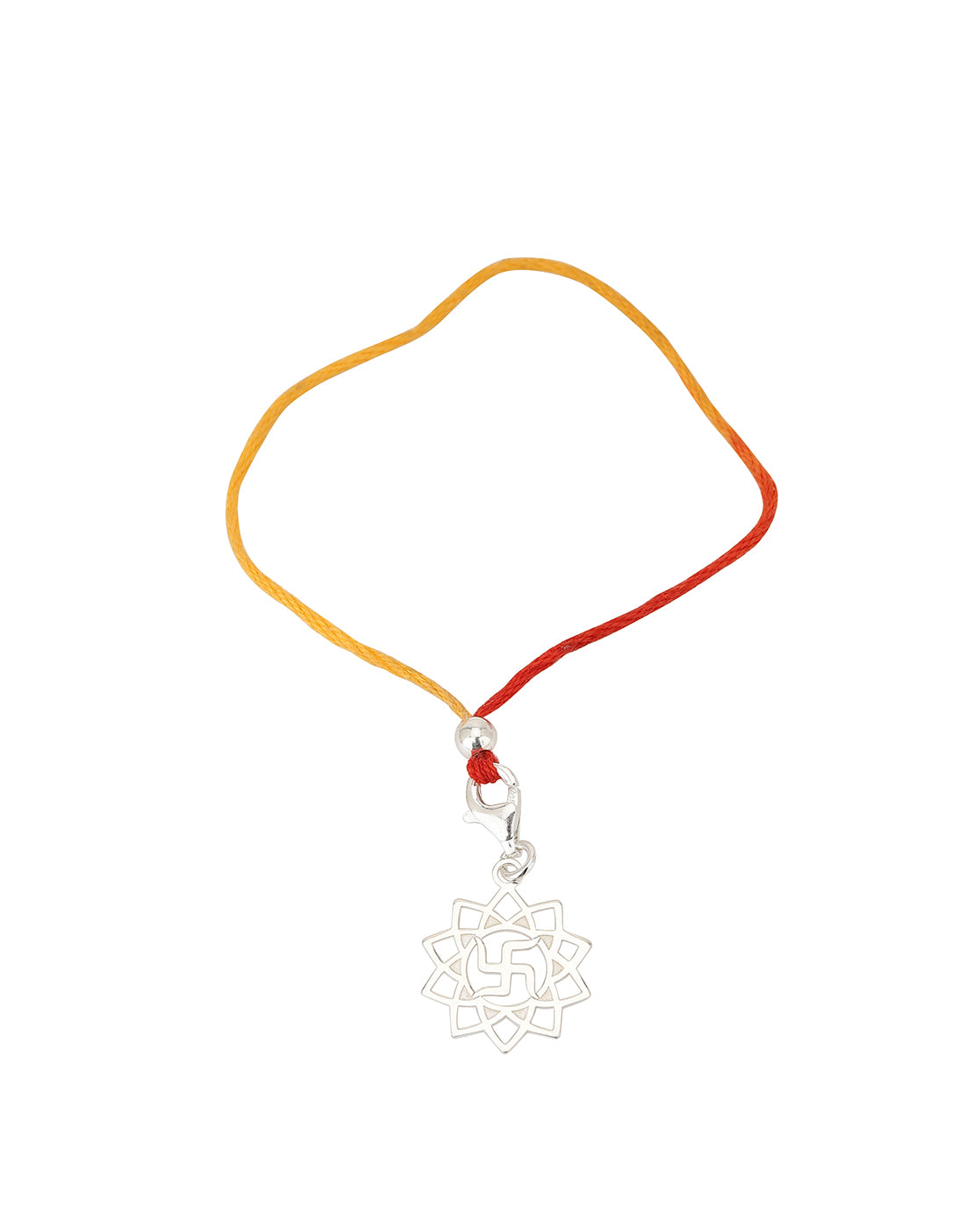 Carlton London 925 Sterling Silver Combo Rakhi