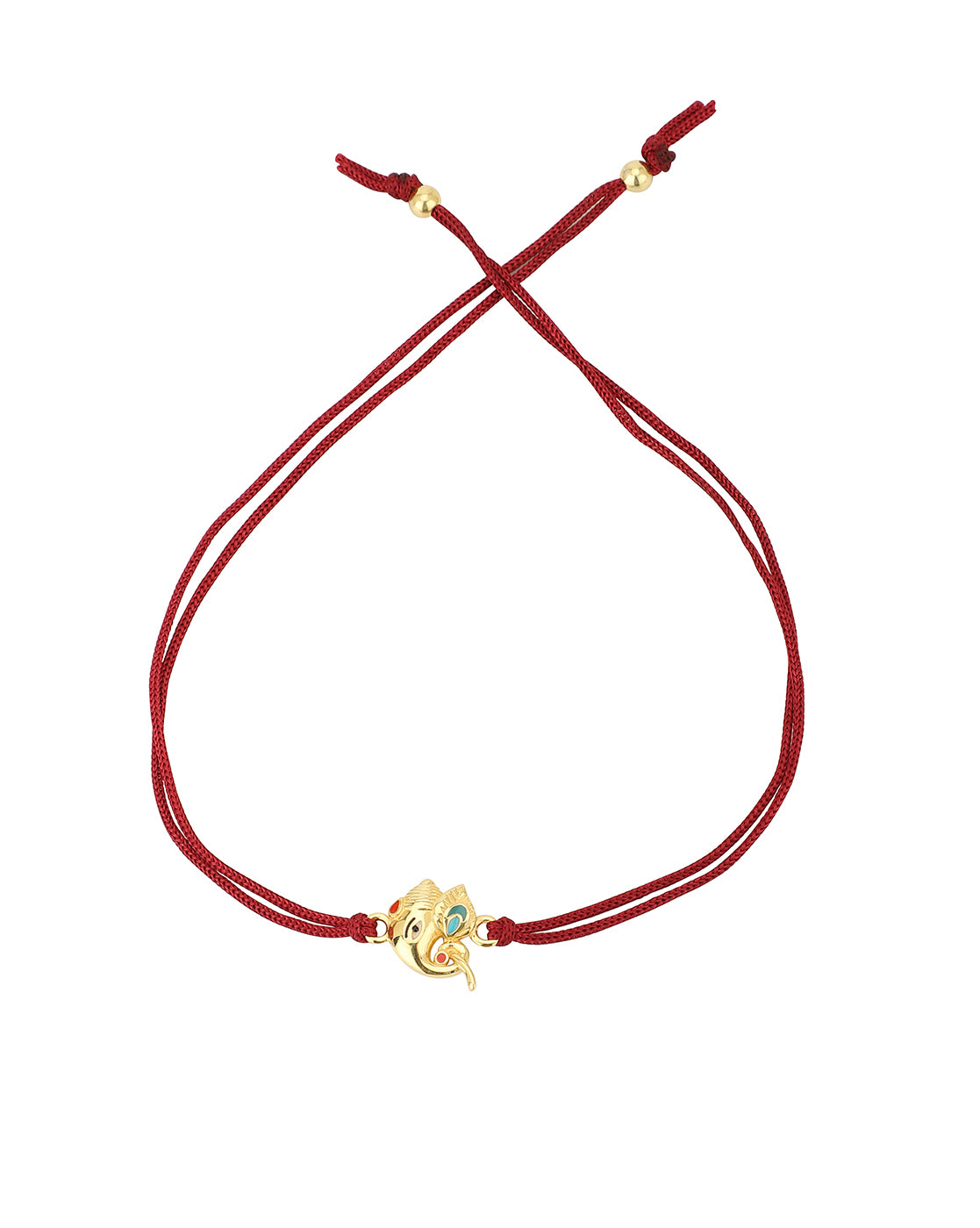 Carlton London Gold-Toned 925 Sterling Silver Rakhi