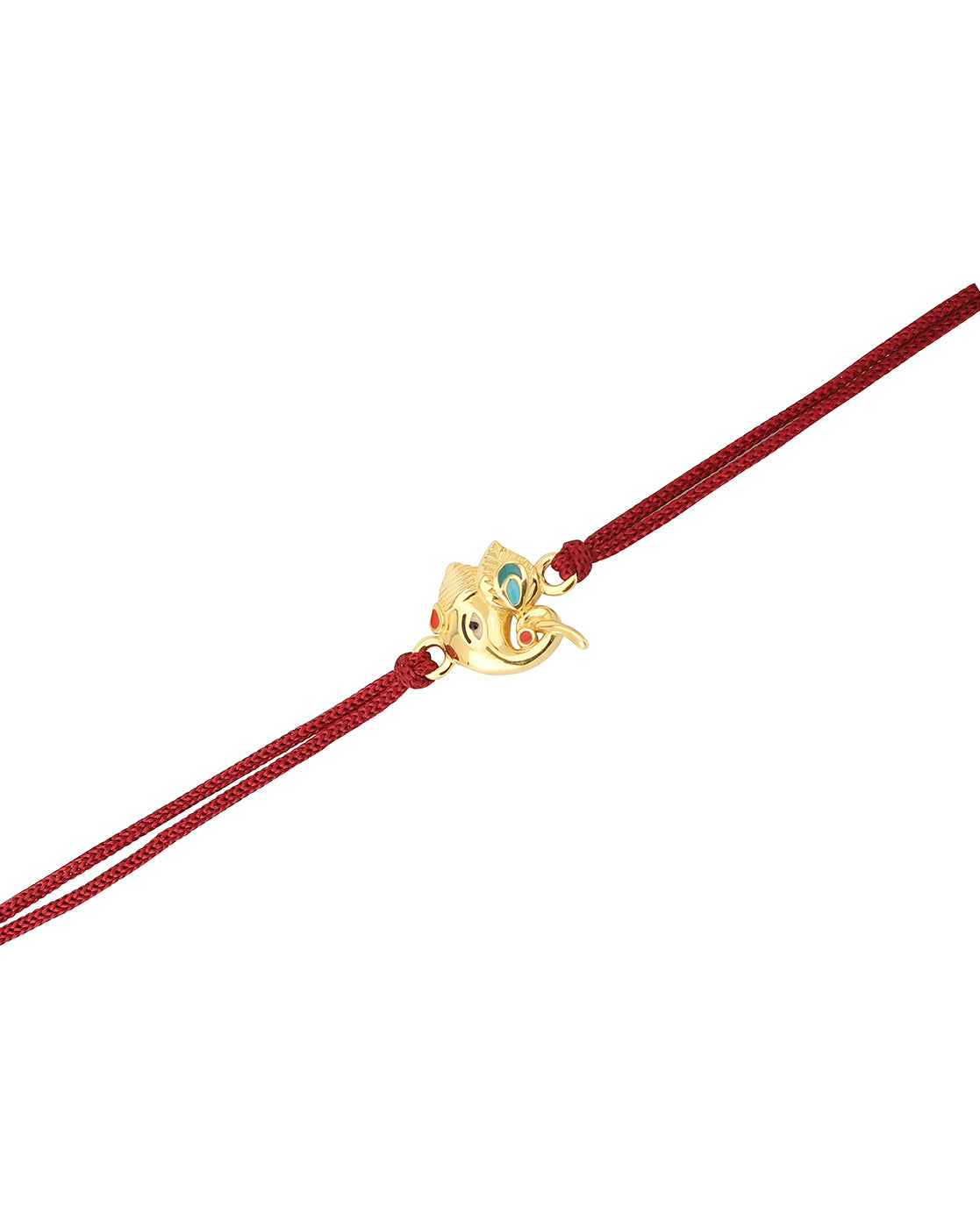 Carlton London Gold-Toned 925 Sterling Silver Rakhi