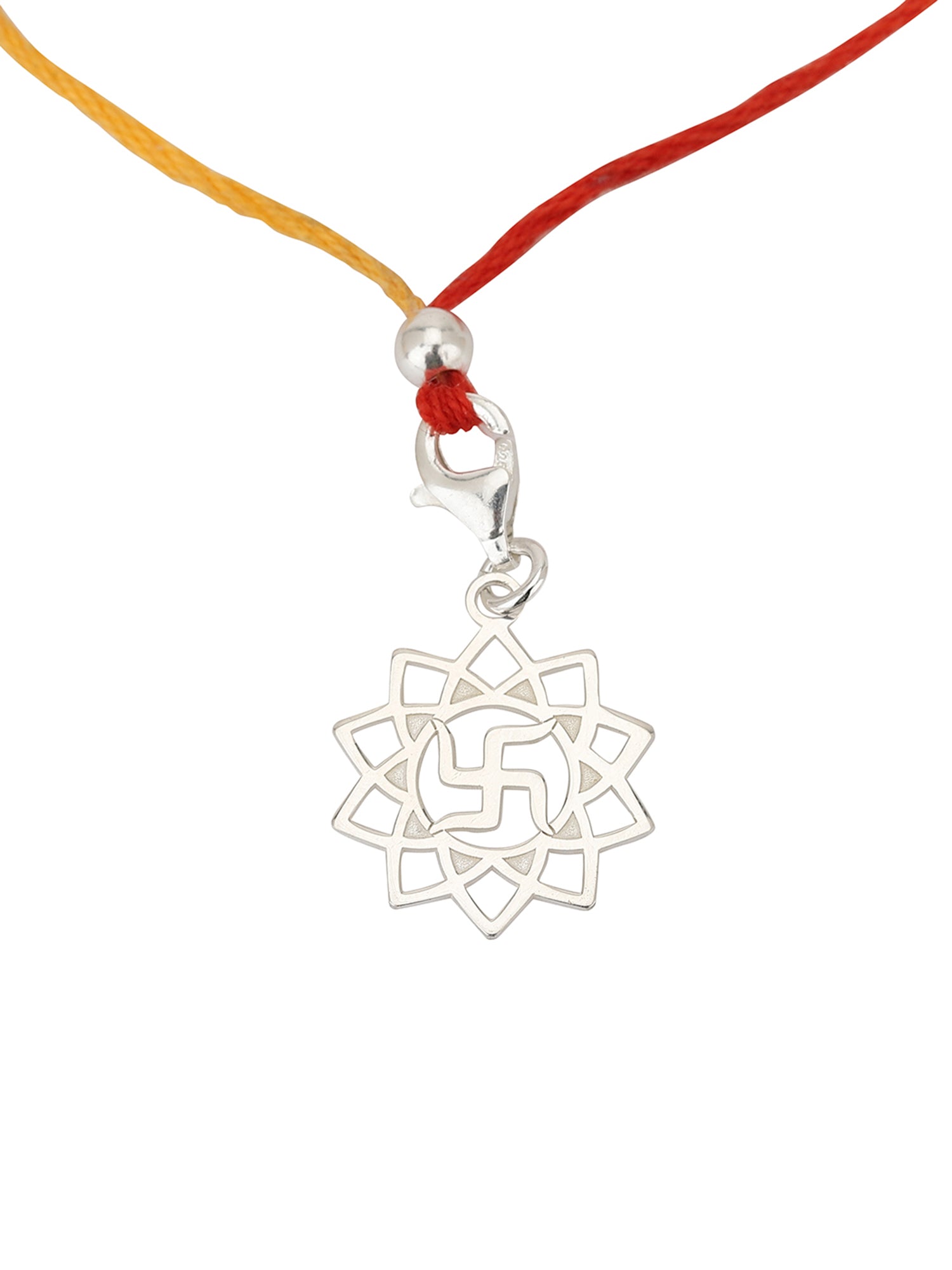 Carlton London 925 Sterling Silver Bhaiya Bhabhi Rakhi