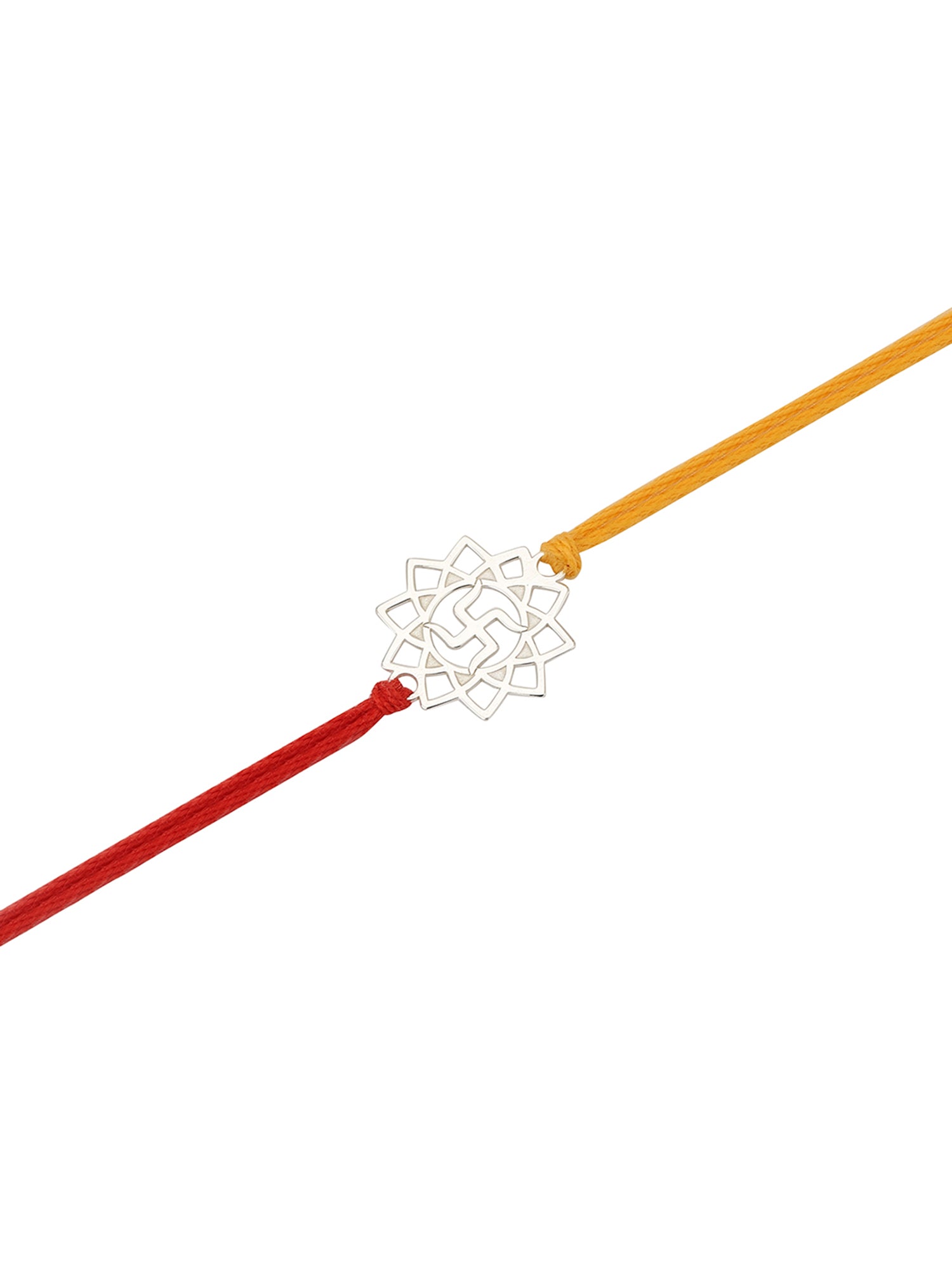 Carlton London 925 Sterling Silver Bhaiya Bhabhi Rakhi