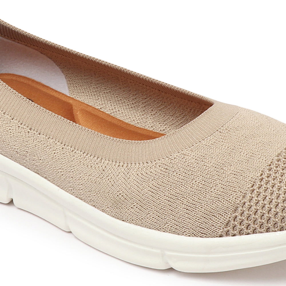 Women FlyKnit Comfort Slip On Ballet Flats