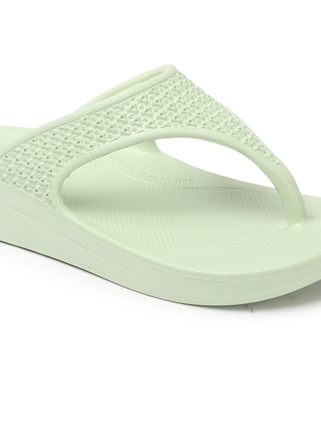 Women Solid Casual Thong Wedge Sandals
